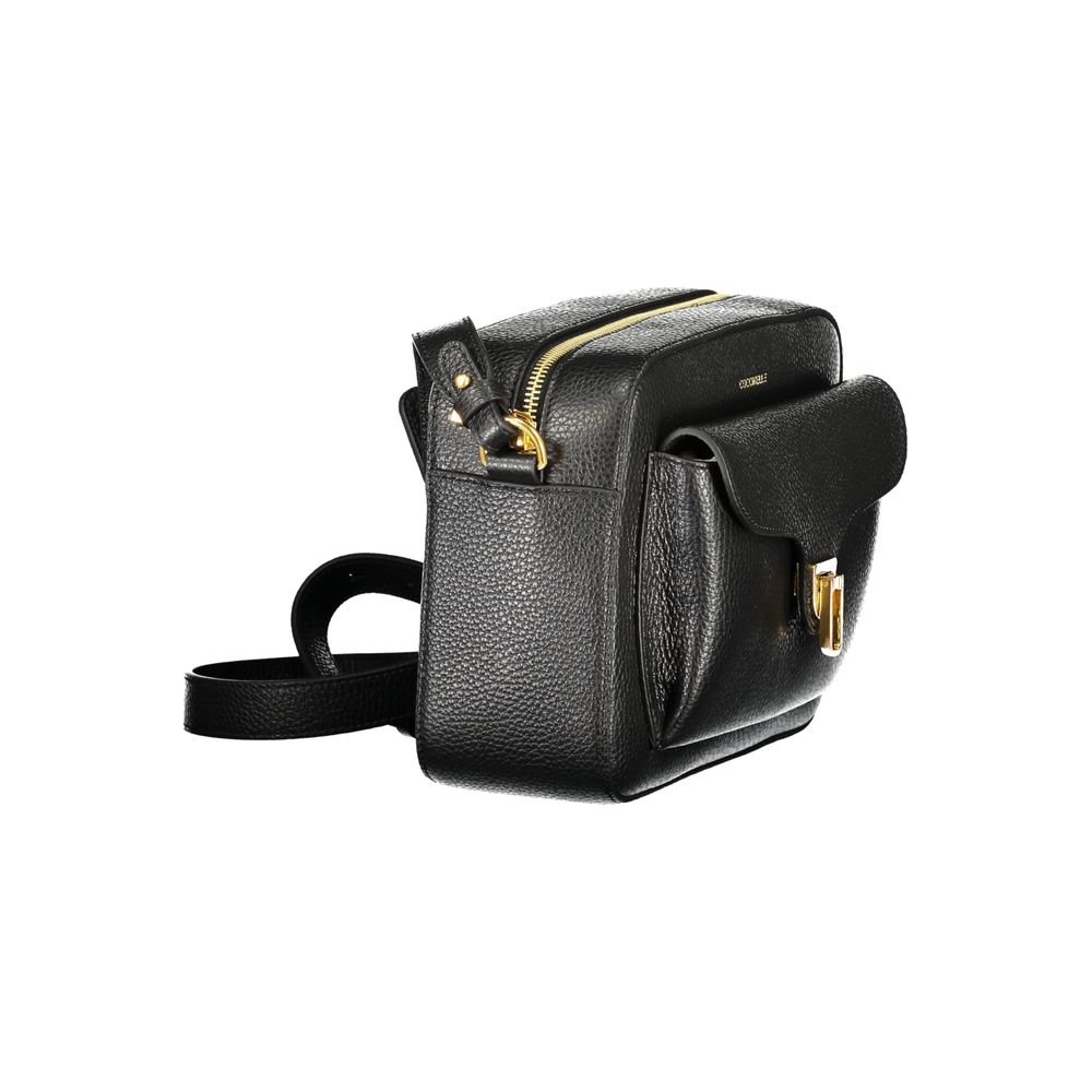 Coccinelle Schwarzes Leder Frauen Handtasche