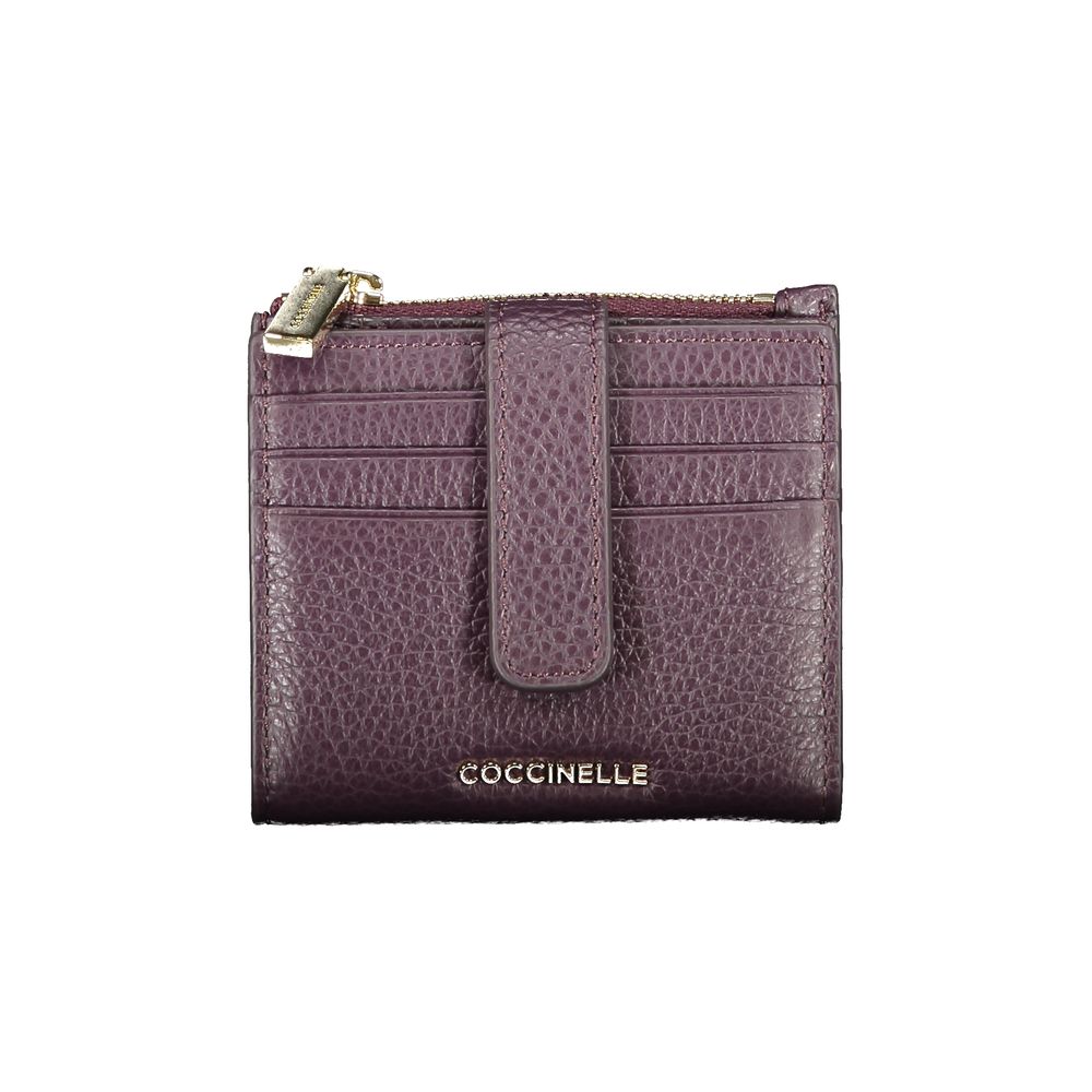 Coccinelle Lila Leder Damen Geldbörse