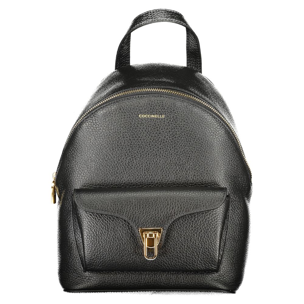Coccinelle Schwarzer Leder-Rucksack für Frauen