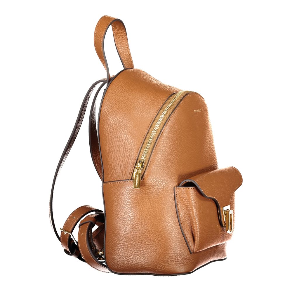 Coccinelle Brauner Leder-Rucksack für Frauen