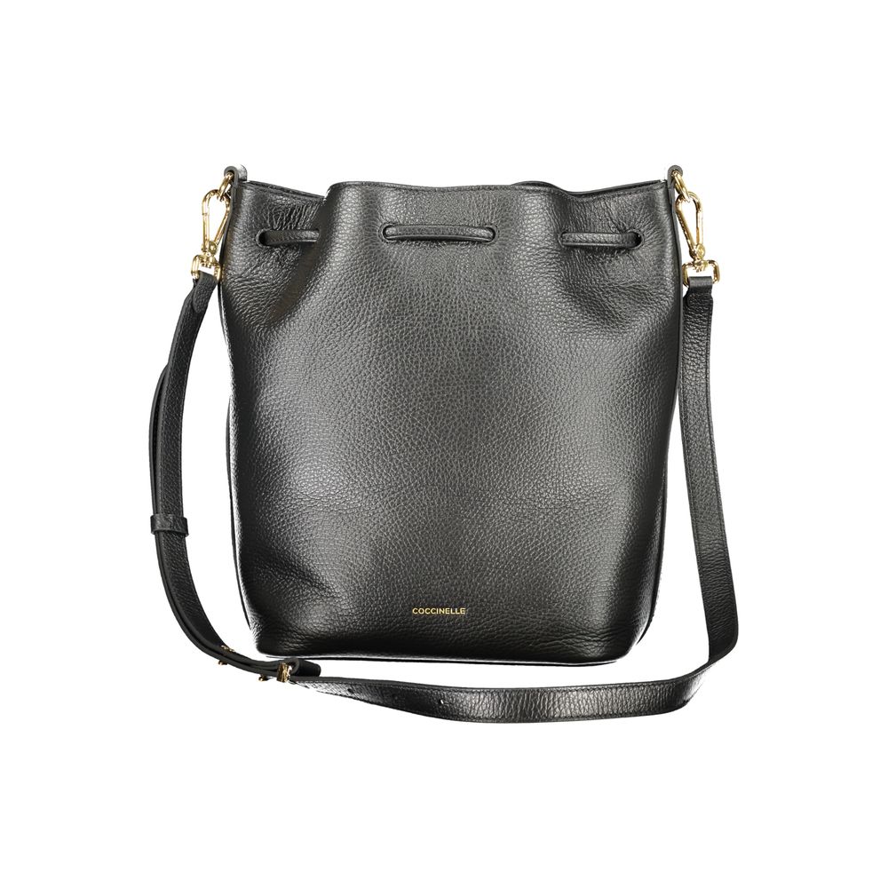 Coccinelle Schwarzes Leder Frauen Handtasche