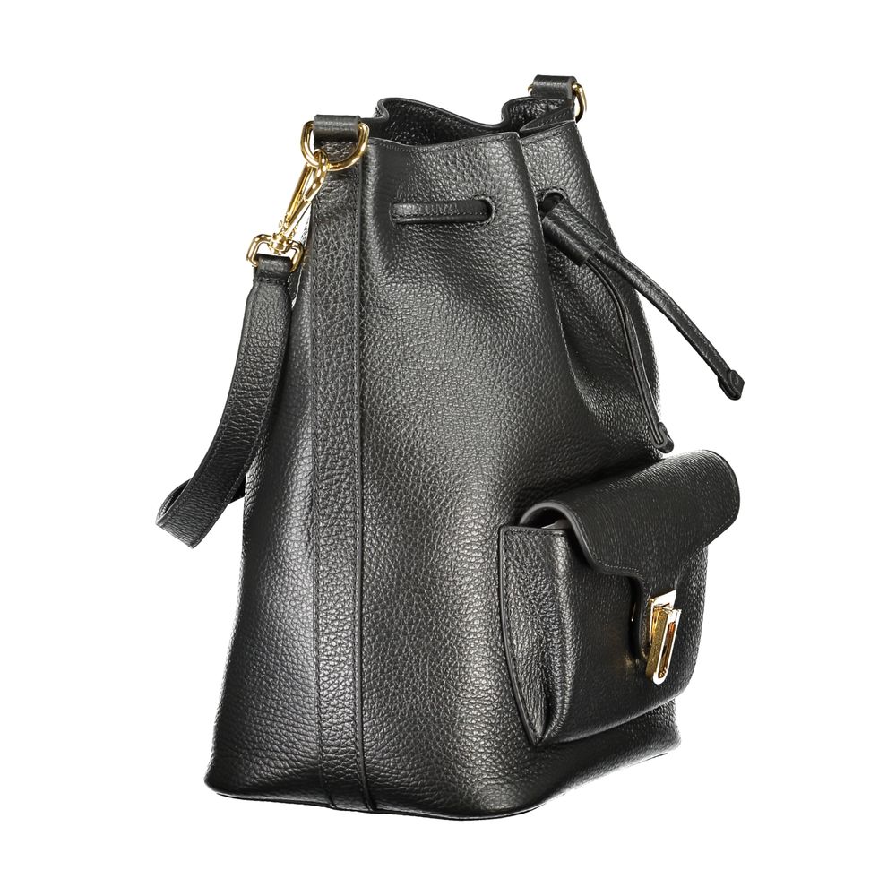 Coccinelle Schwarzes Leder Frauen Handtasche