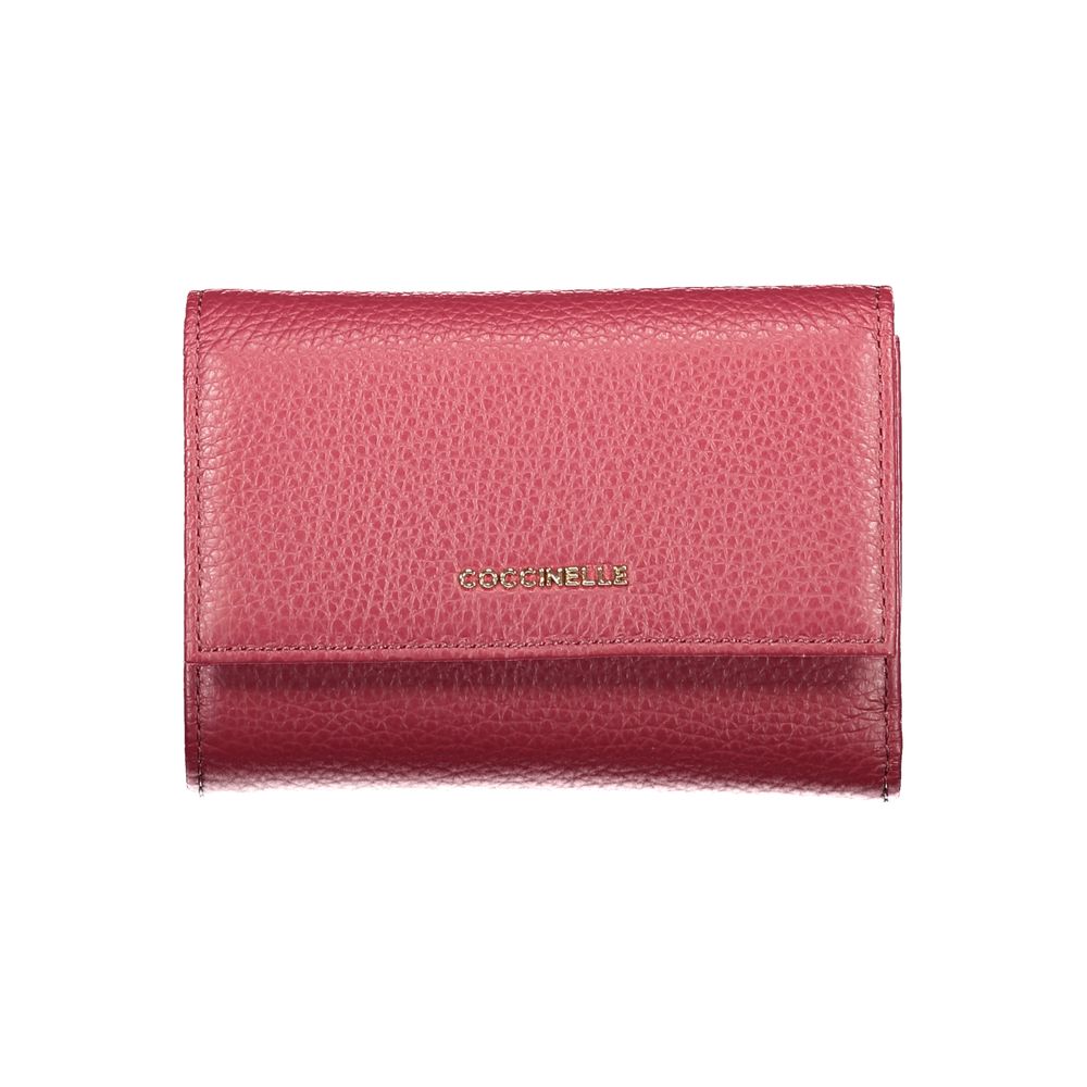 Coccinelle Lila Leder Damen Geldbörse
