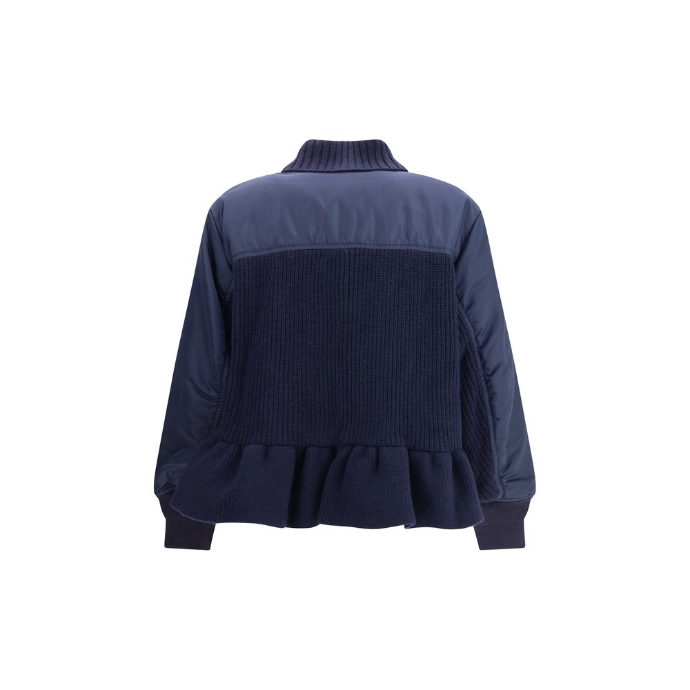 Undercover Bomberjacke mit Einsätzen aus Wolle