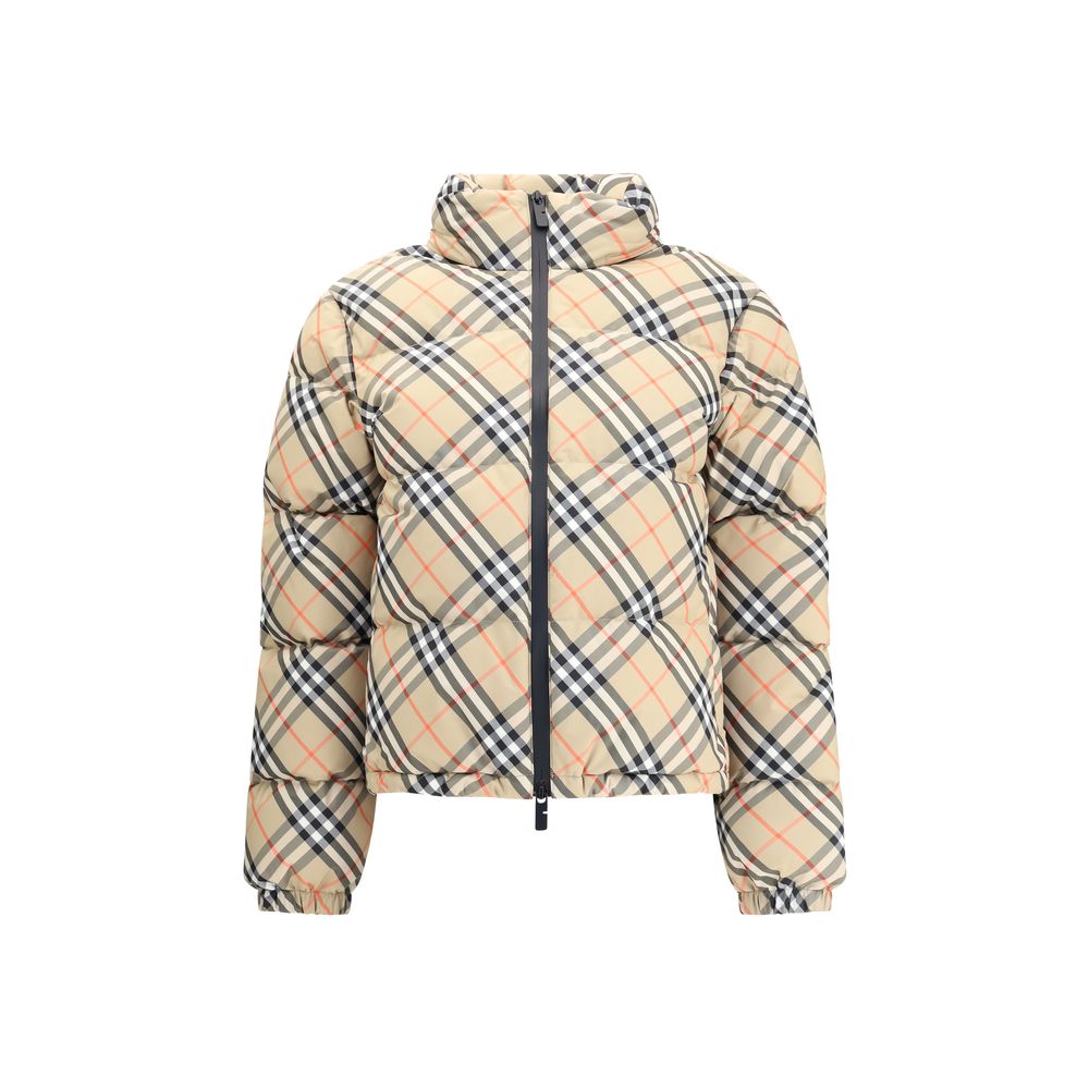 Burberry Karo-Daunenjacke