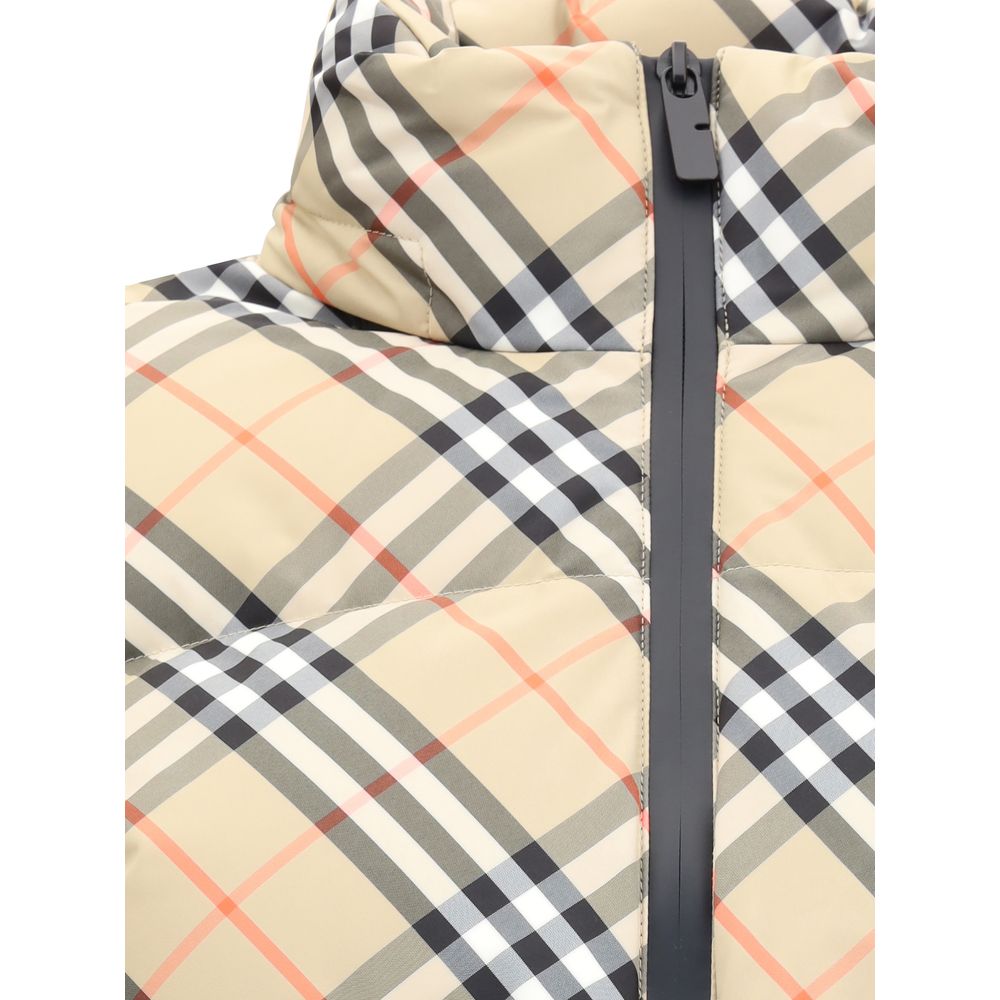 Burberry Karo-Daunenjacke