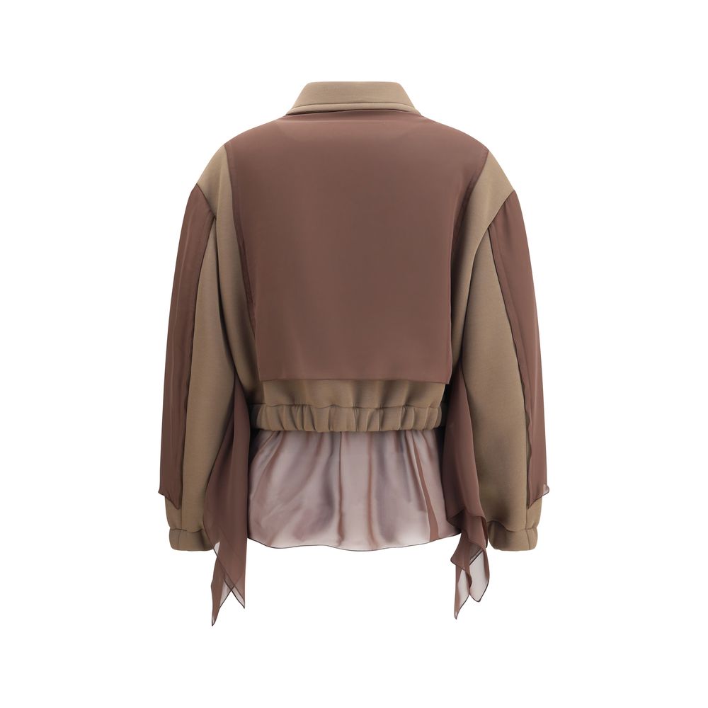 Undercover Jacke mit Reißverschlusstafel