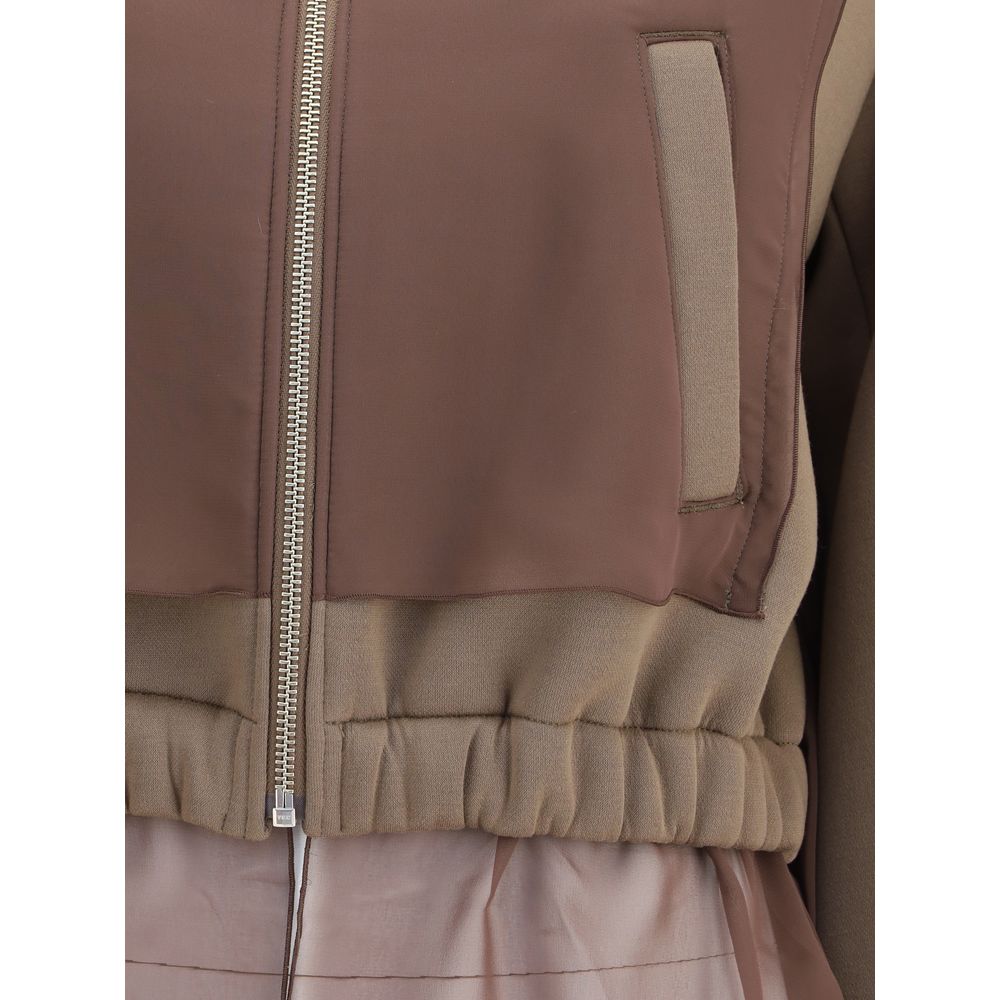 Undercover Jacke mit Reißverschlusstafel