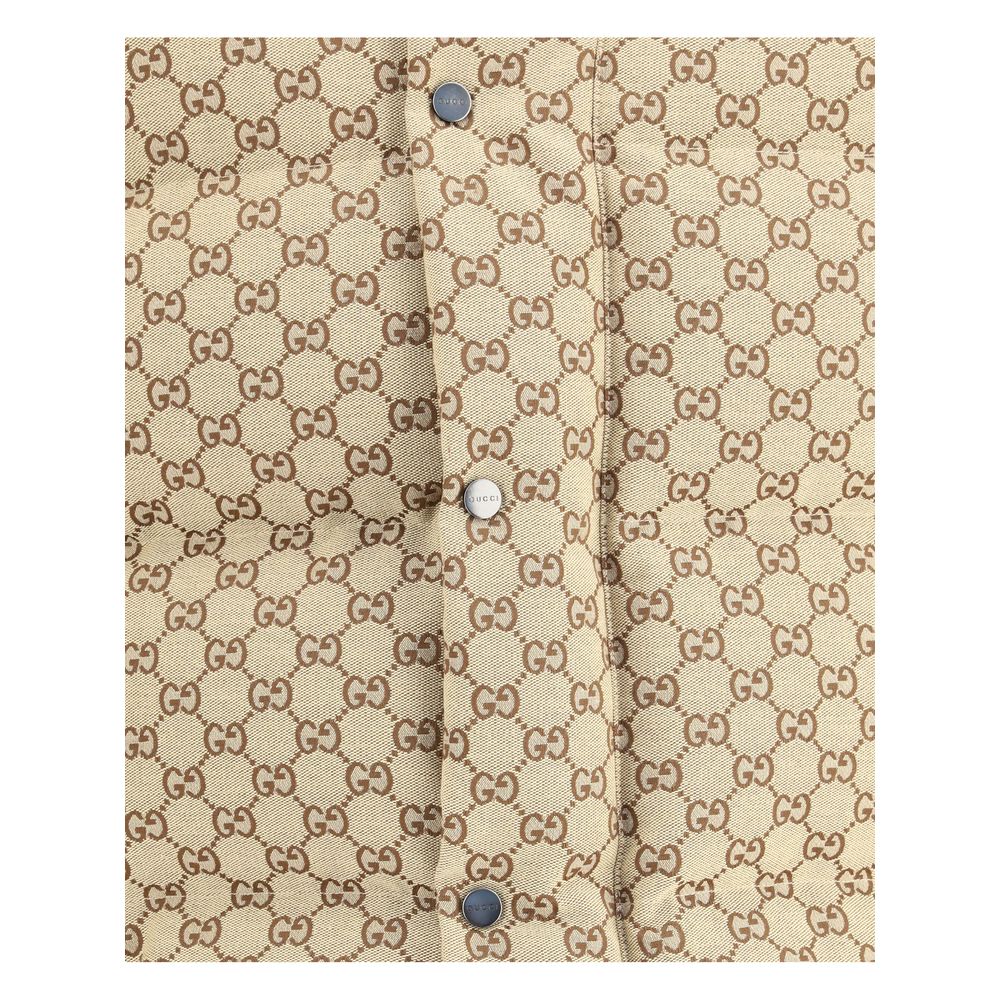 Gucci GG gemusterte wattierte Daunenjacke
