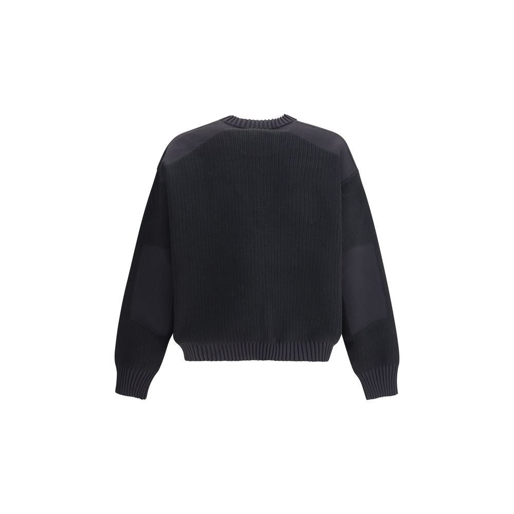 Y-3 Gefütterter Crew Pullover aus Wolle