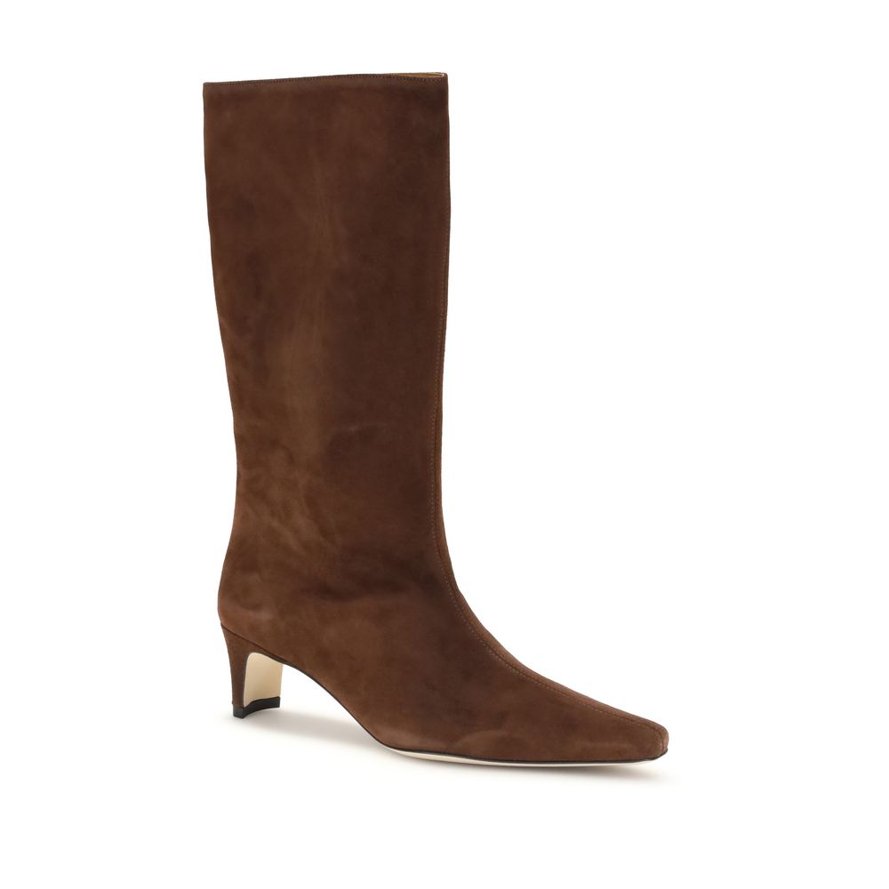 Staud Wally-Stiefel aus Wildleder