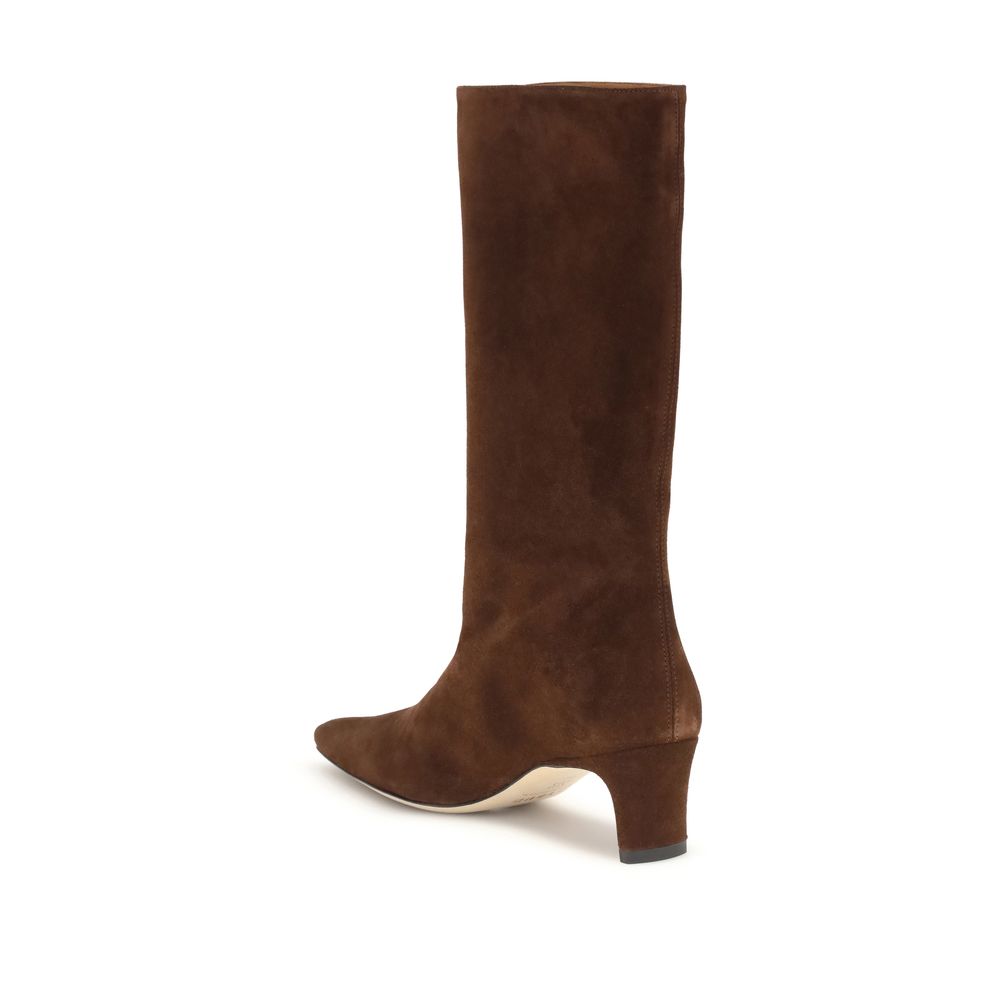 Staud Wally-Stiefel aus Wildleder
