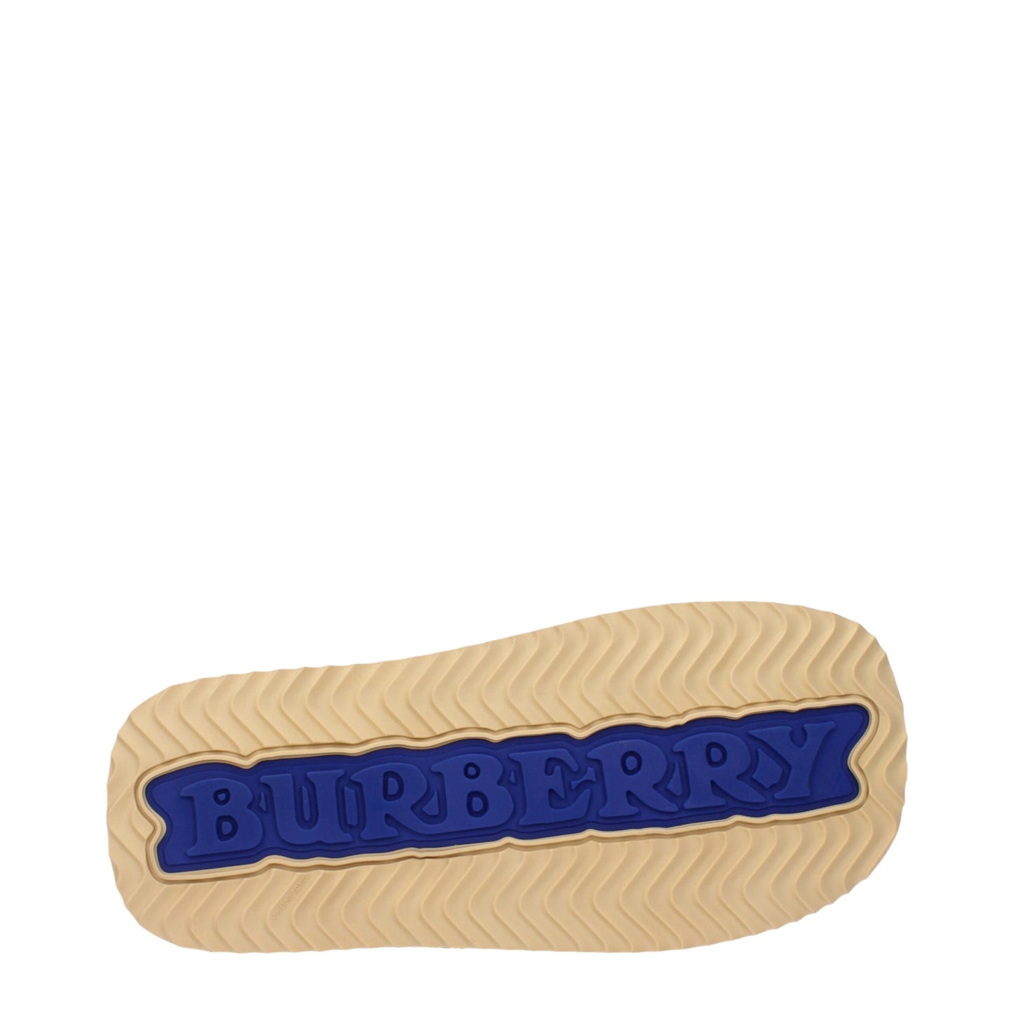 Burberry Beige Leder Pantoffeln Sandalen