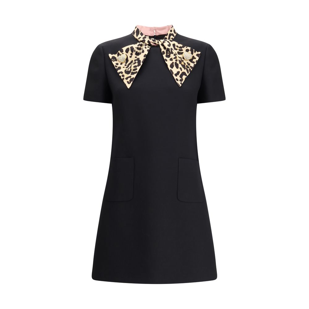 Valentino Kurzes Kleid aus Crêpe Couture