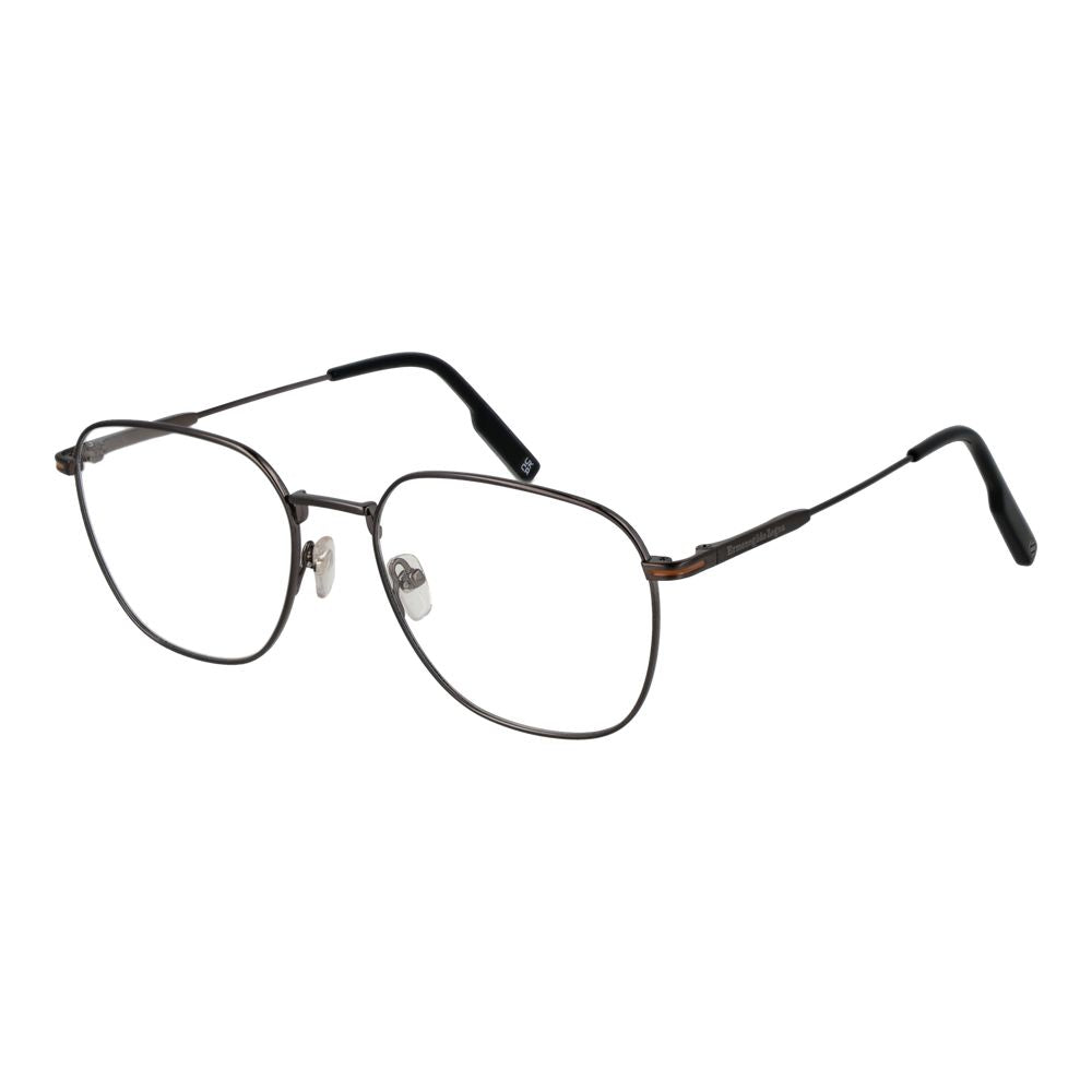 Ermenegildo Zegna Grau-Titan-Brille (Gestelle)