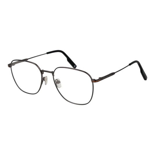 Ermenegildo Zegna Grau-Titan-Brille (Gestelle)