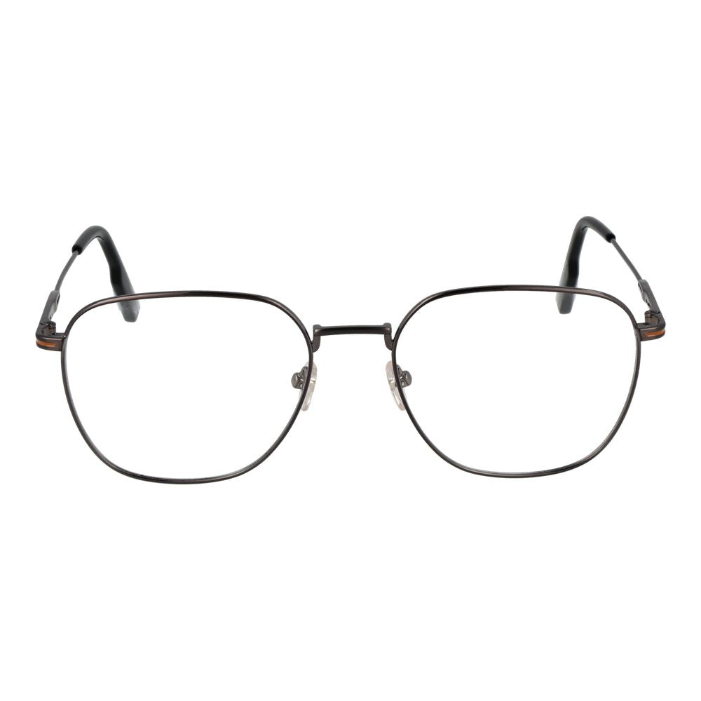 Ermenegildo Zegna Grau-Titan-Brille (Gestelle)
