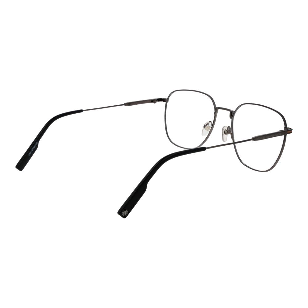 Ermenegildo Zegna Grau-Titan-Brille (Gestelle)