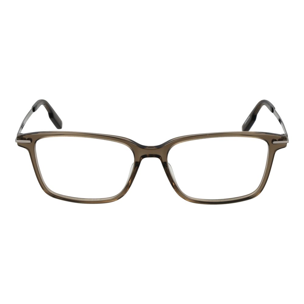 Ermenegildo Zegna Beige Acetat-Brille (Rahmen)