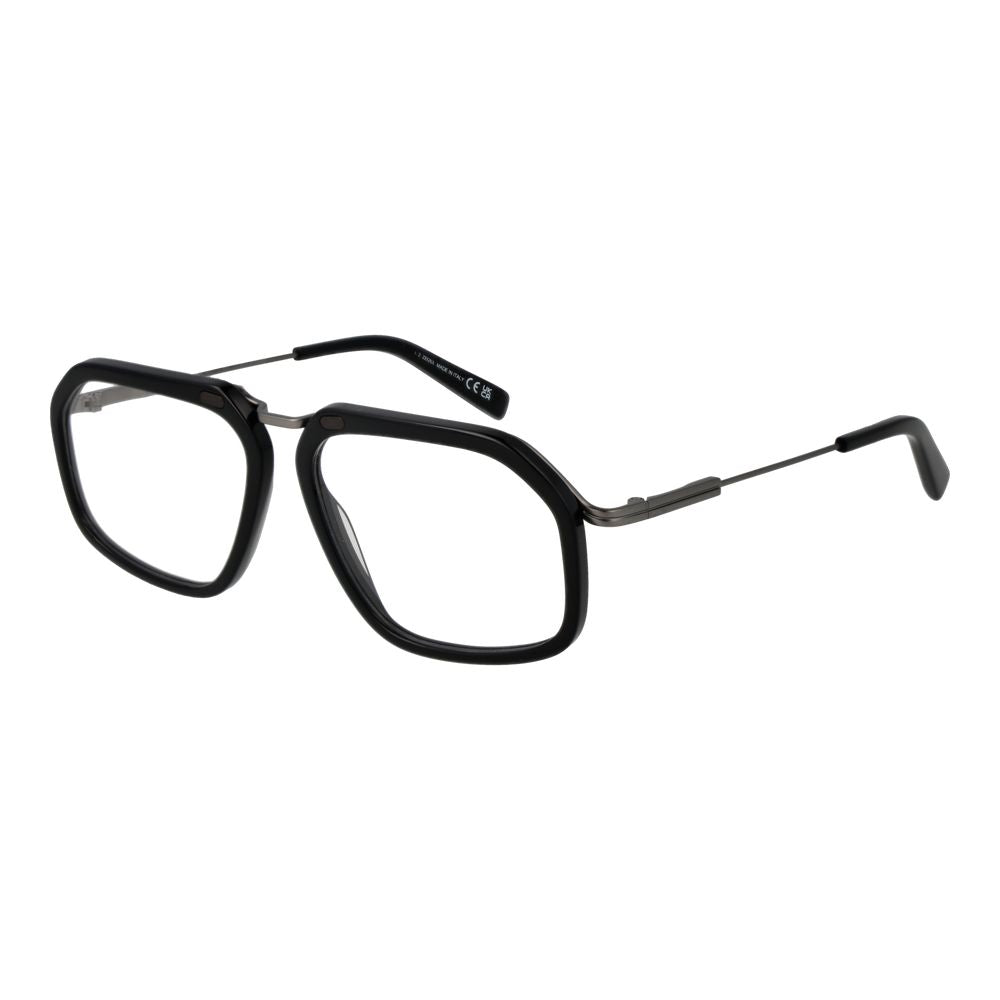 Ermenegildo Zegna Metallbrille in Schwarz (Rahmen)