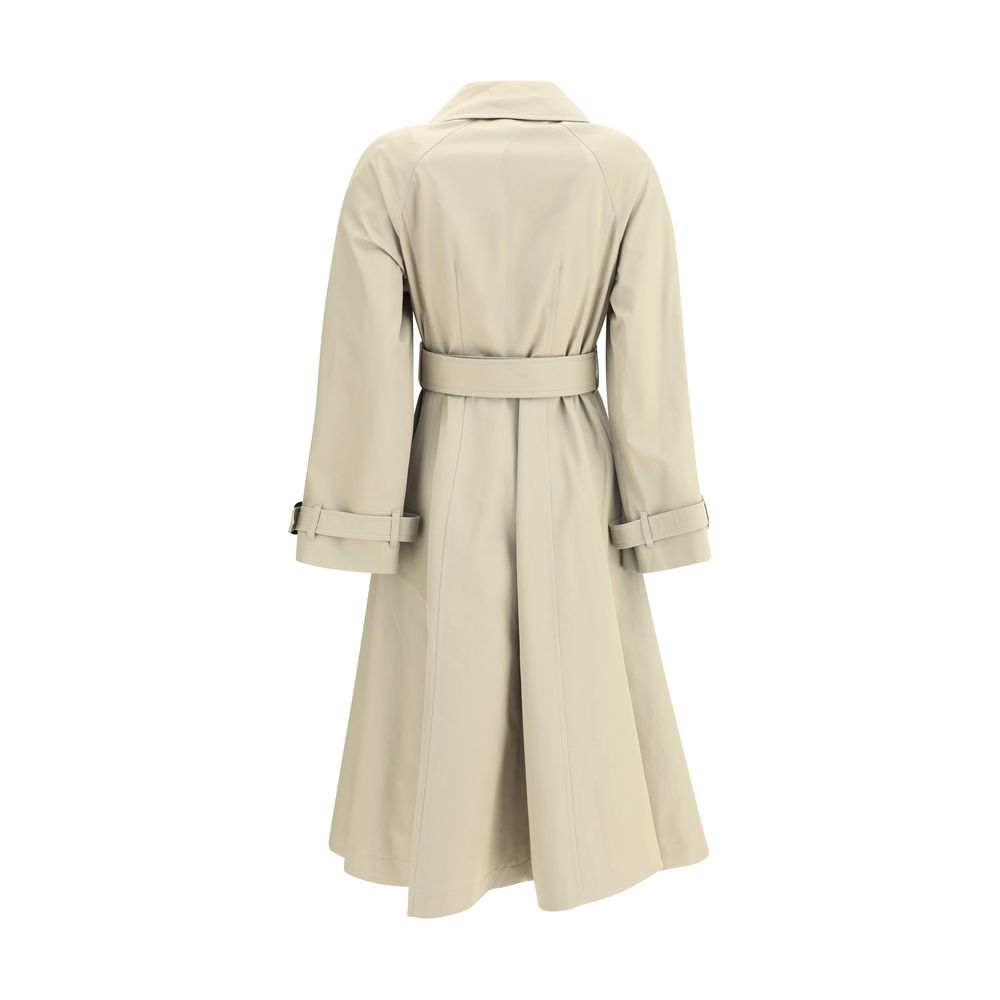 Burberry Ellingham langer Trenchcoat aus Gabardine in Passform und Faltenwurf