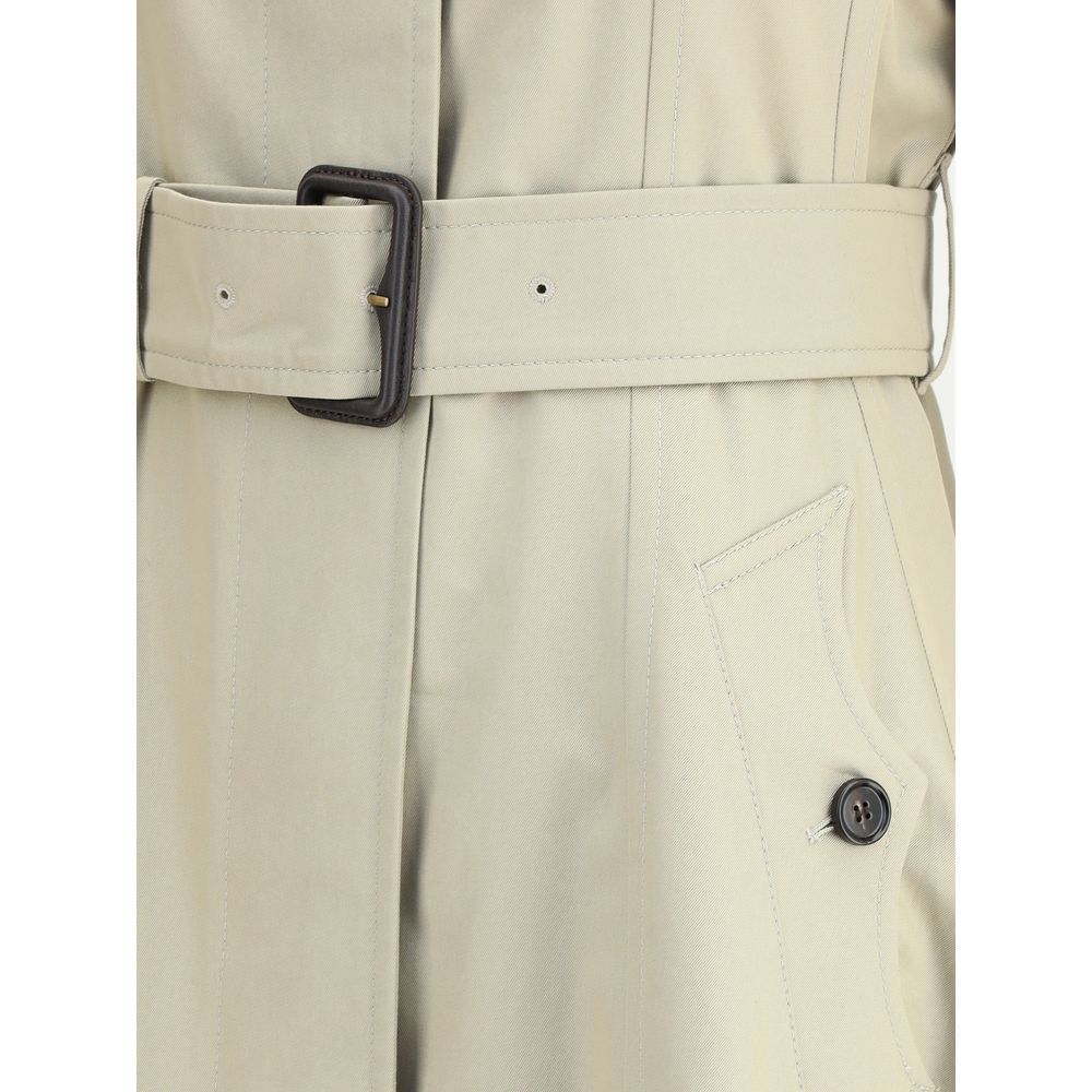 Burberry Ellingham langer Trenchcoat aus Gabardine in Passform und Faltenwurf