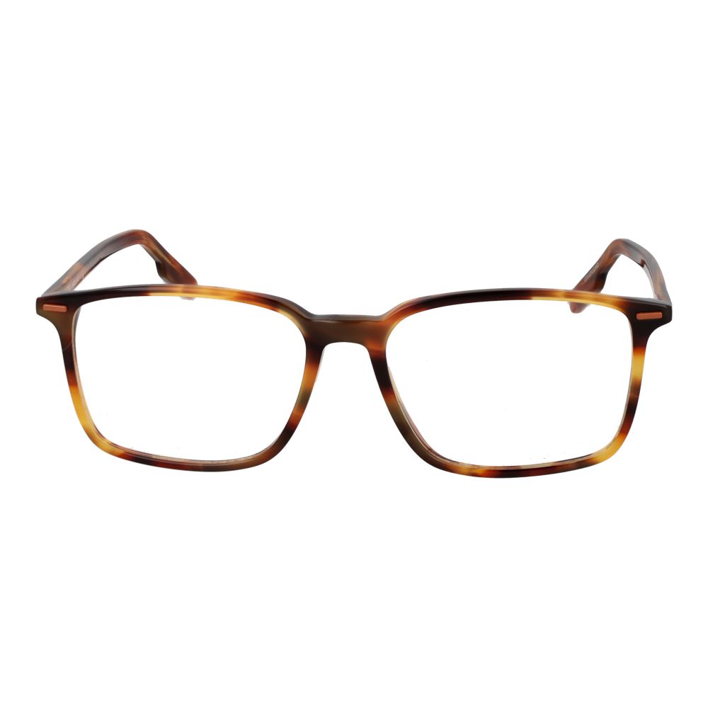 Ermenegildo Zegna Brillenrahmen aus braunem Acetat