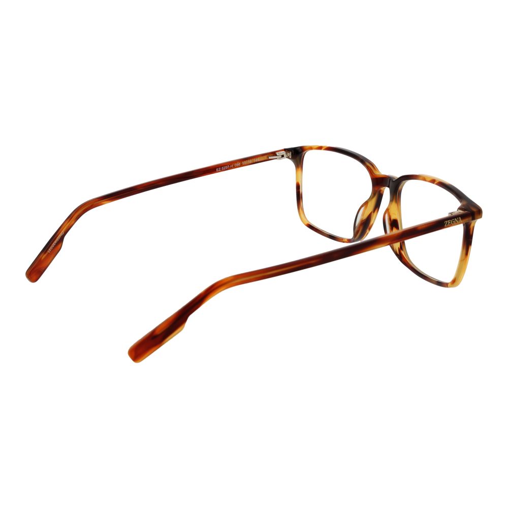 Ermenegildo Zegna Brillenrahmen aus braunem Acetat