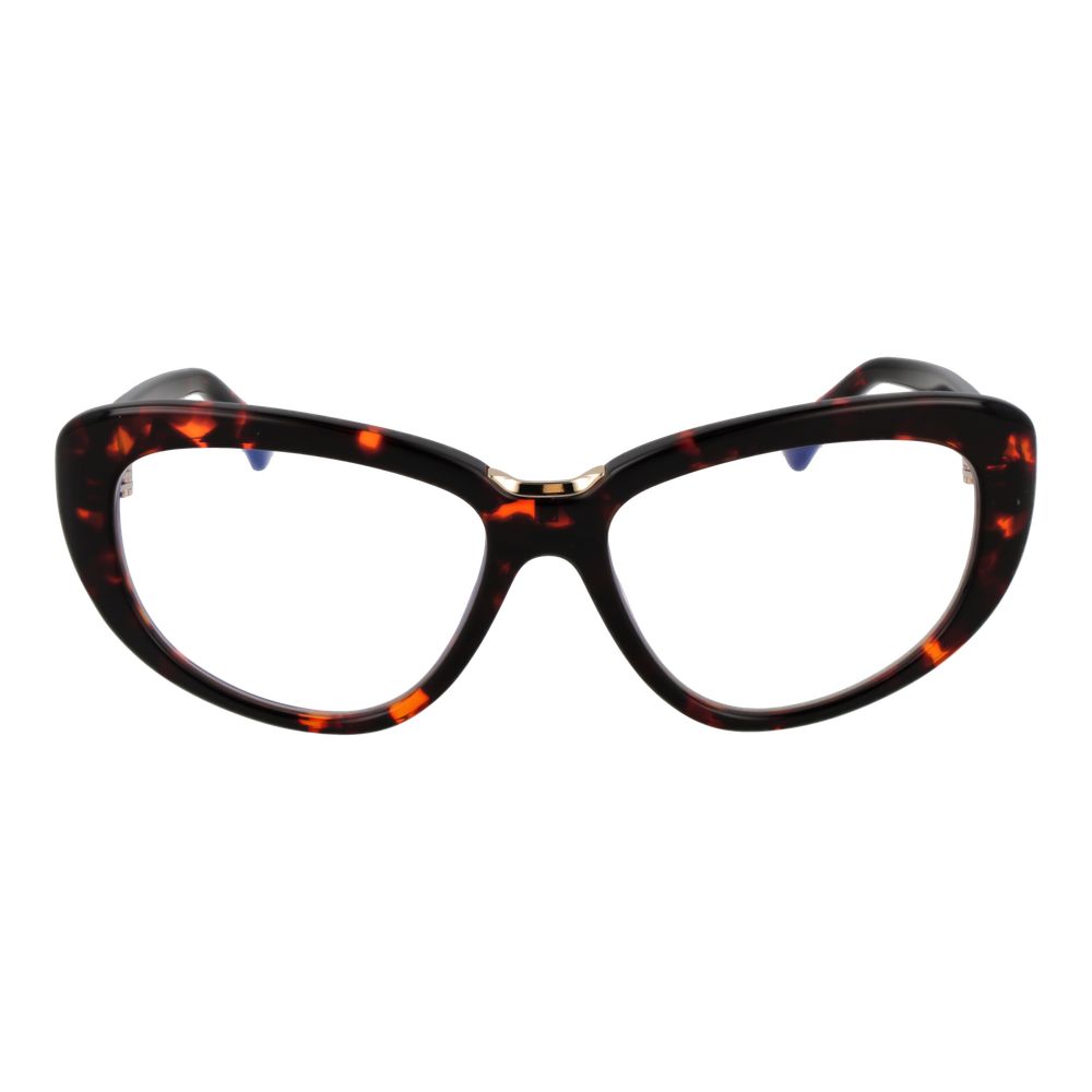 Max Mara Brillengestell aus braunem Acetat