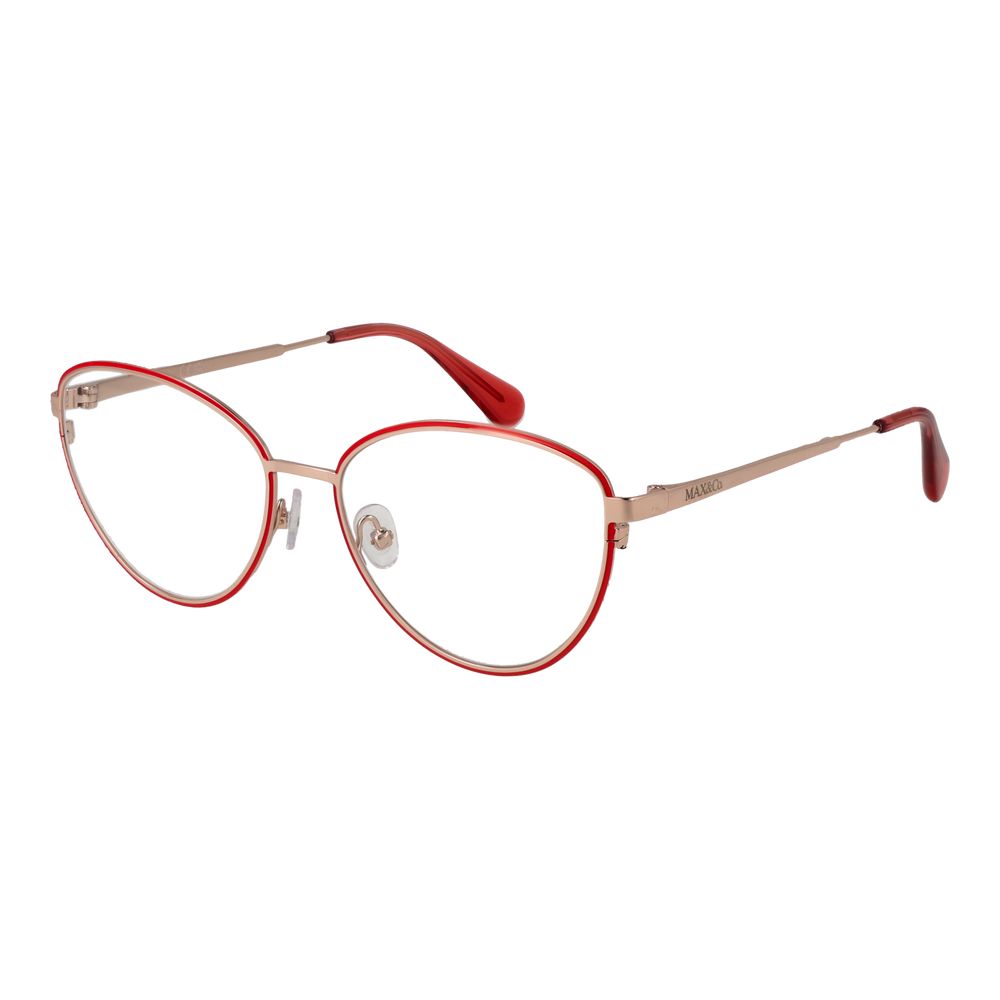 Max & Co Rote Metallbrille (Gestell)