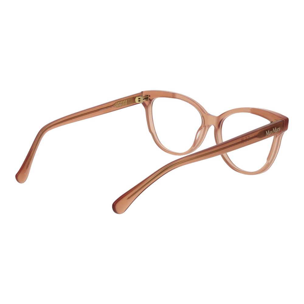 Max Mara Brillenrahmen aus braunem Acetat