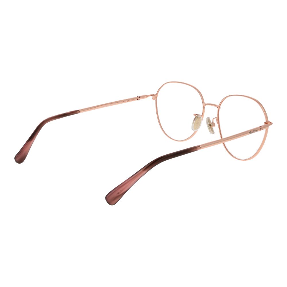 Max Mara Brille mit roségoldenem Metallrahmen