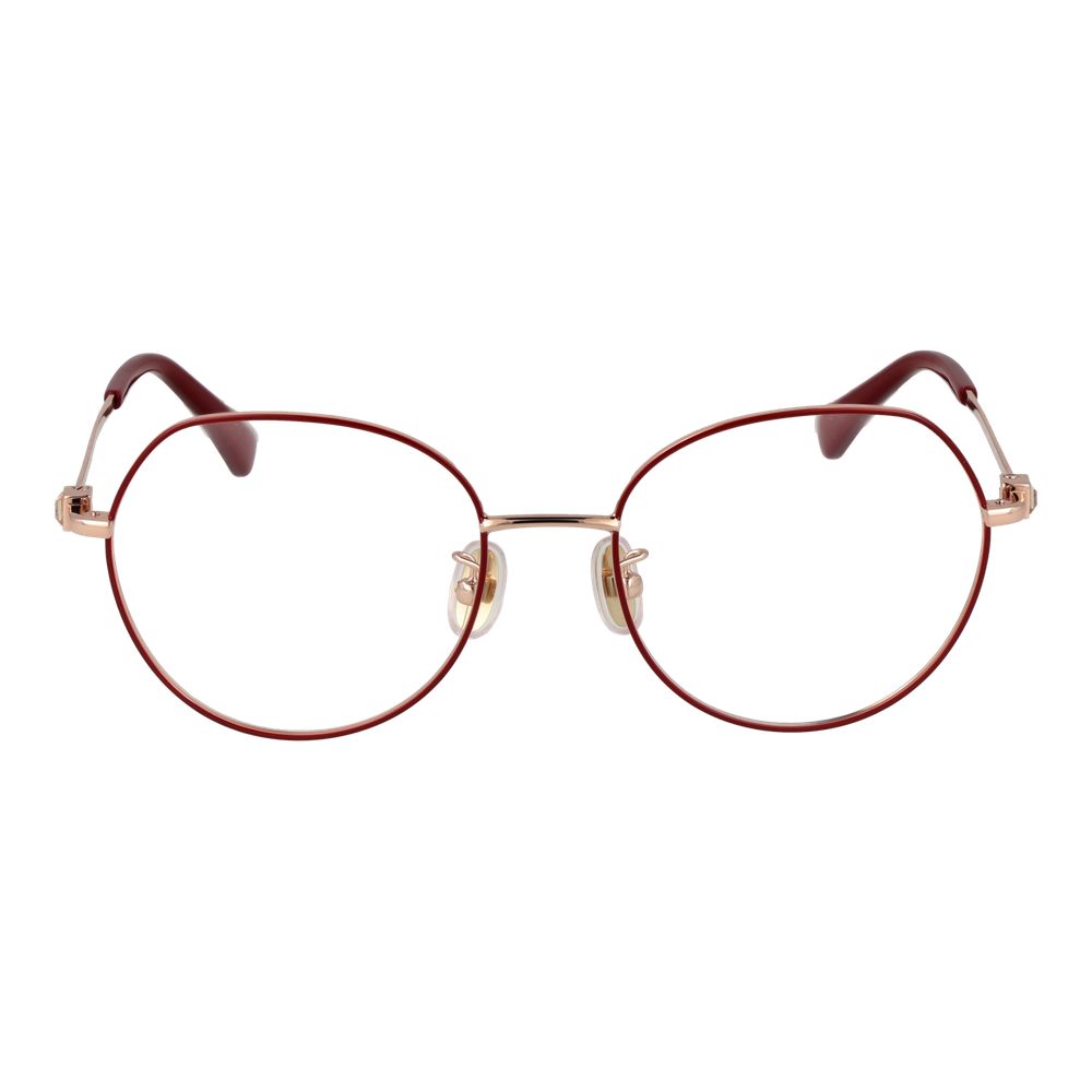 Max Mara Rote Metallbrille (Gestell)