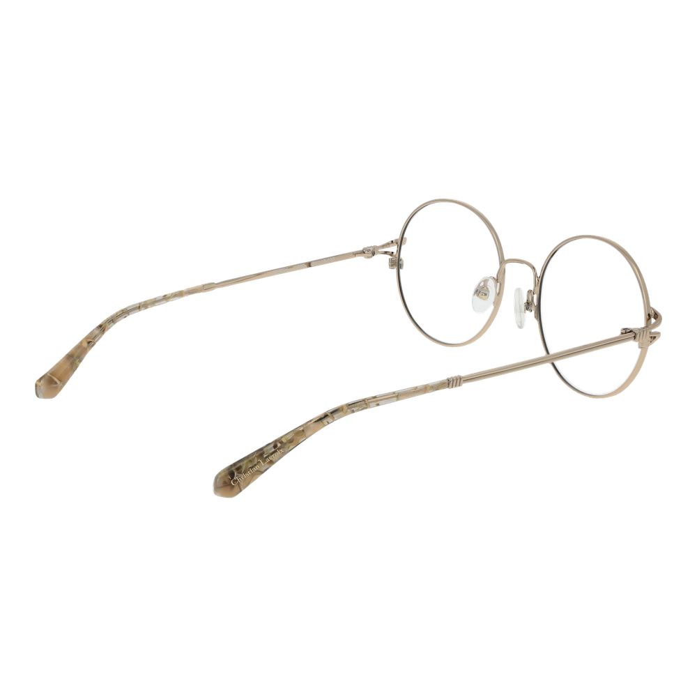 Christian Lacroix Beige Metallbrille (Gestelle)