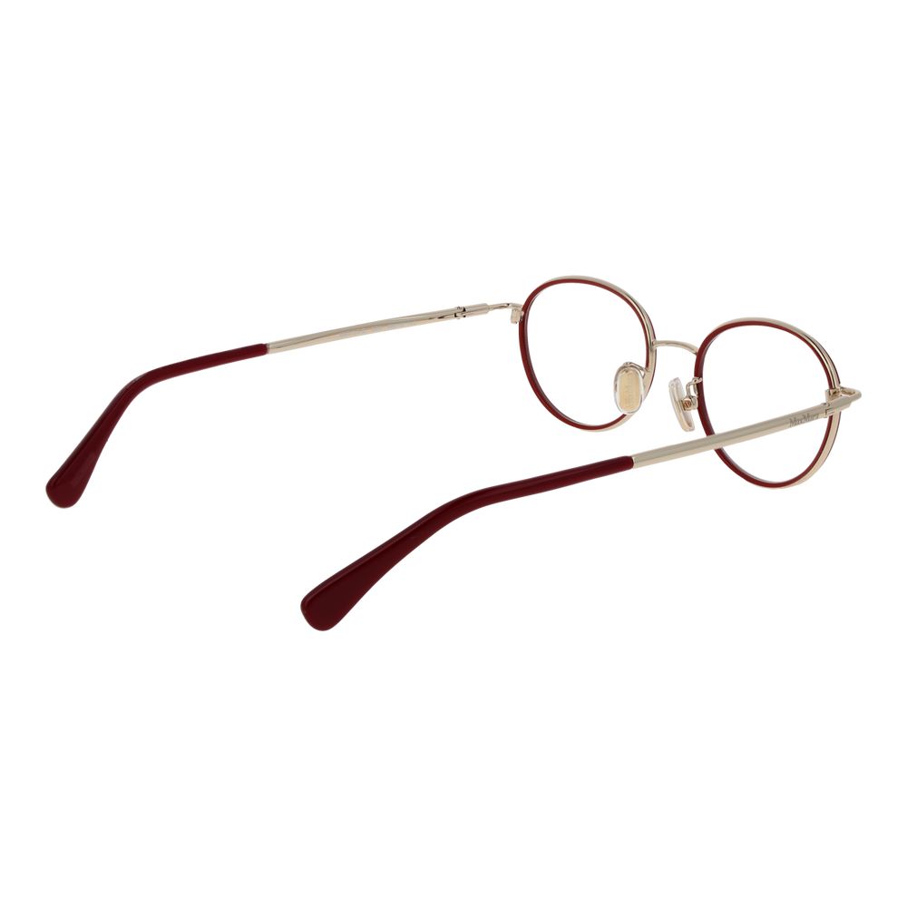 Max Mara Rote Metallbrille (Gestell)