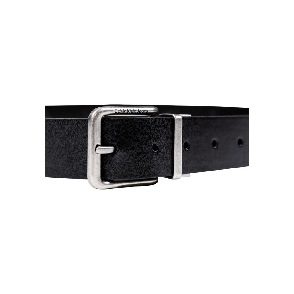 Calvin Klein Jeans Schwarzer Ledergürtel