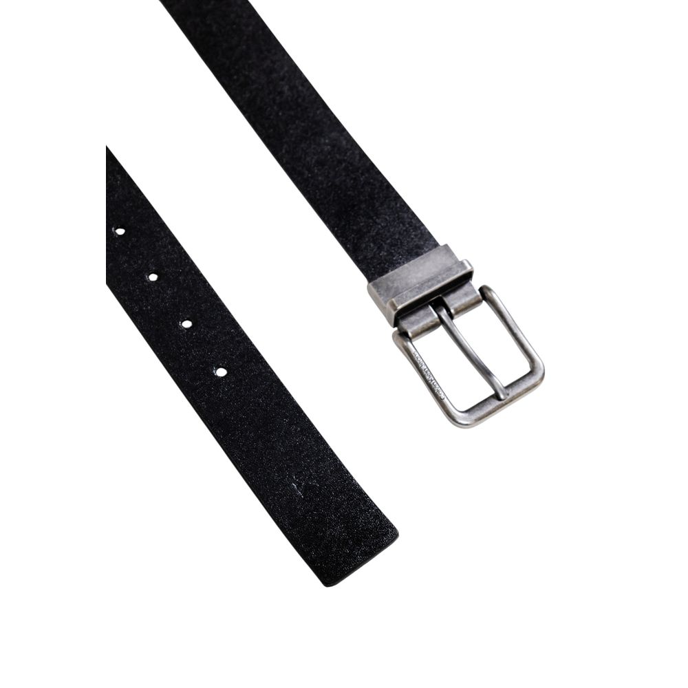 Calvin Klein Jeans Schwarzer Ledergürtel