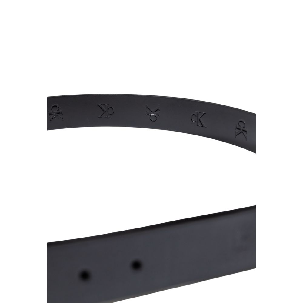 Calvin Klein Jeans Schwarzer Ledergürtel