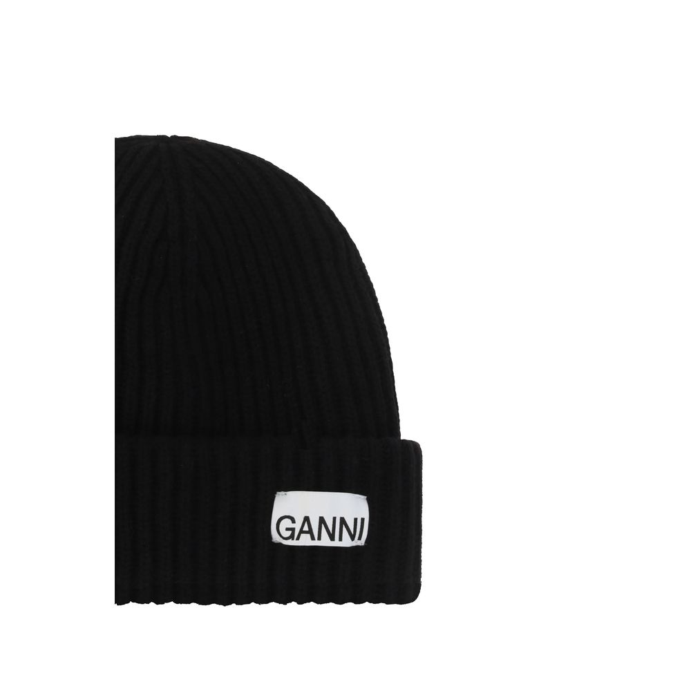 Ganni Beanie-Mütze