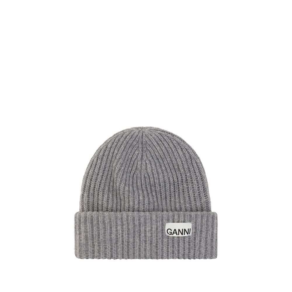 Ganni Beanie-Mütze