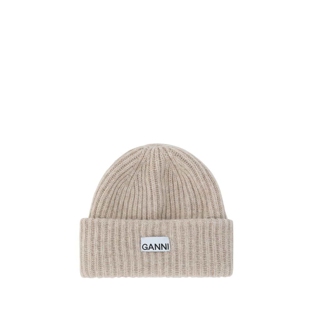 Ganni Beanie-Mütze