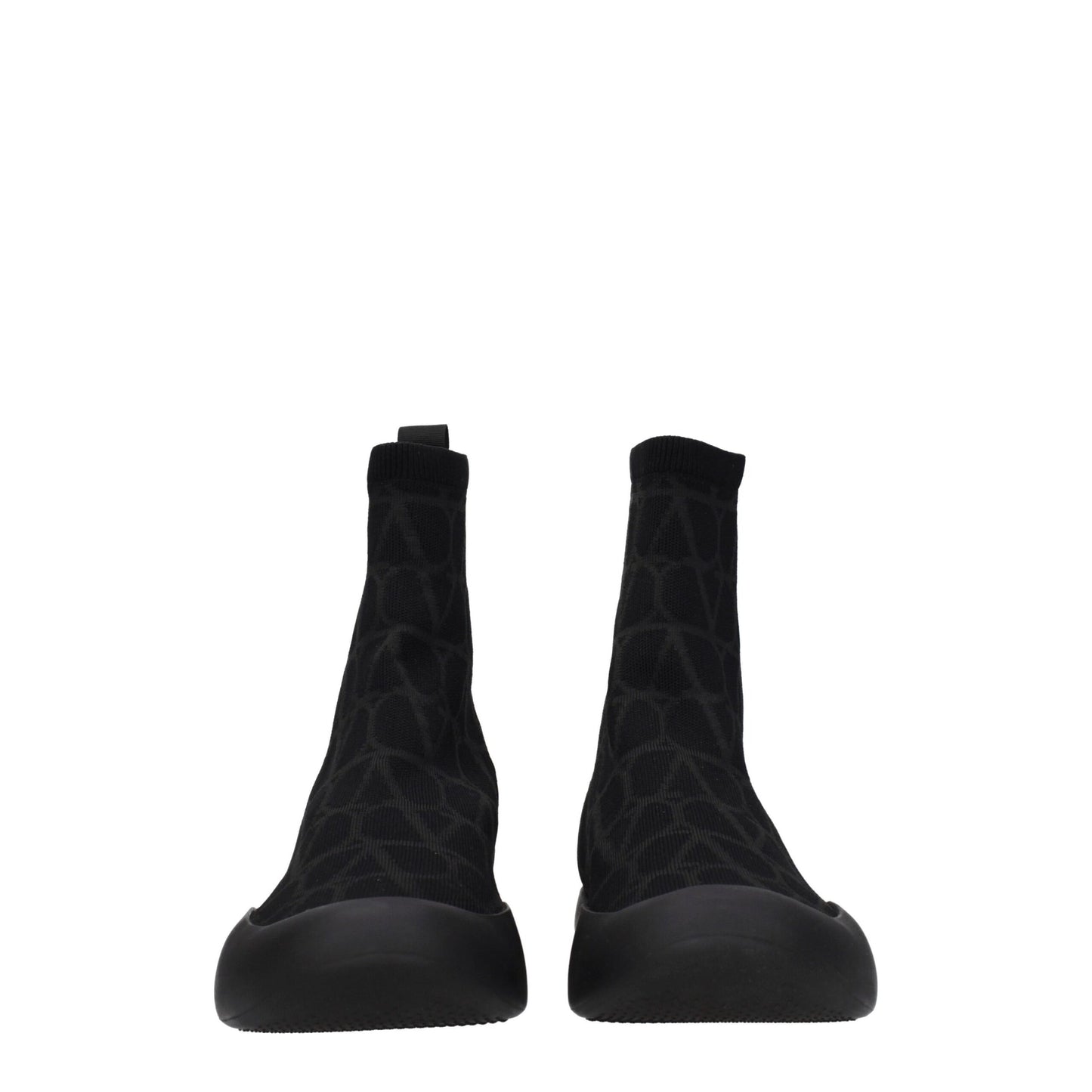 Valentino Garavani Schwarze Stoff-High-Tops