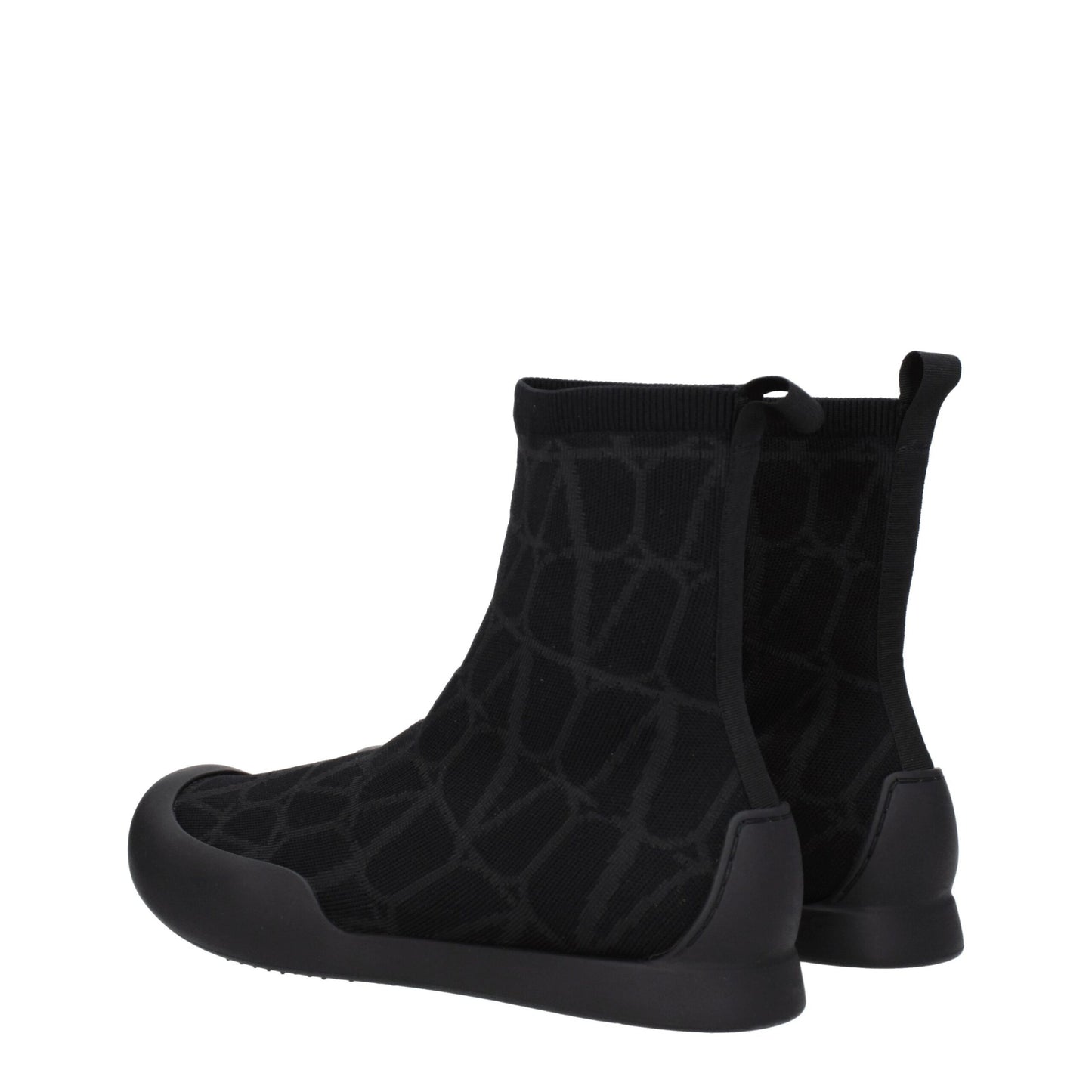 Valentino Garavani Schwarze Stoff-High-Tops