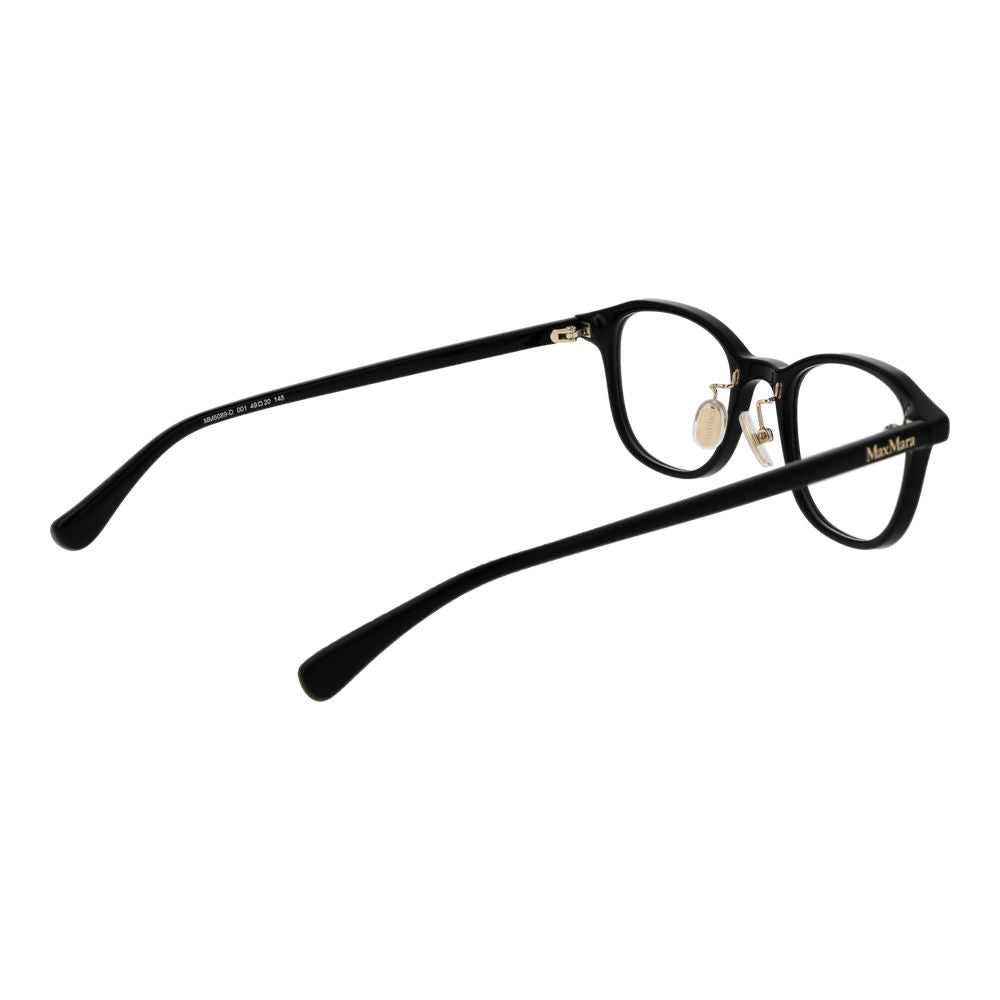 Max Mara Schwarze Acetat-Brille (Gestell)