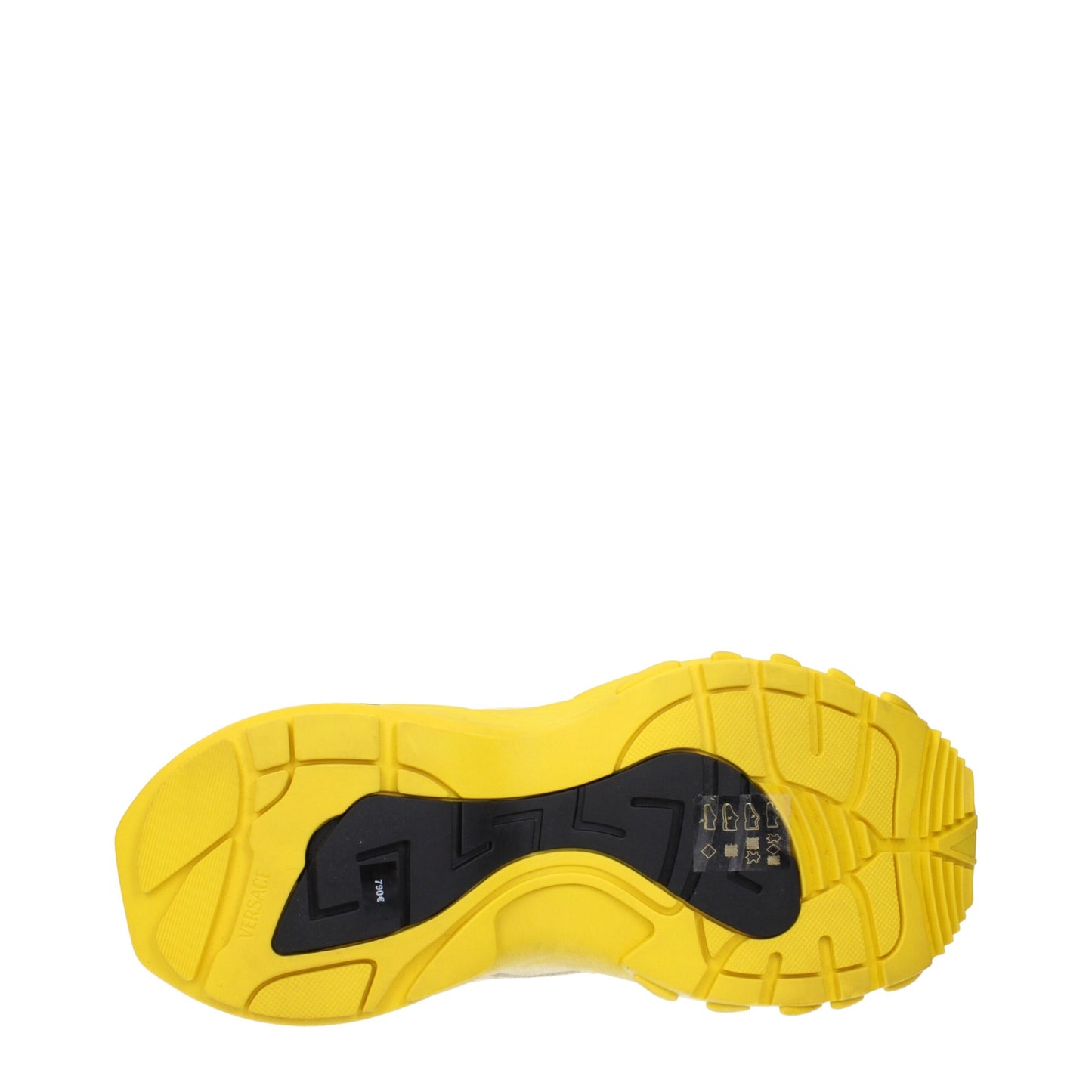Versace Gelbe Sportliche Turnschuhe aus Stoff