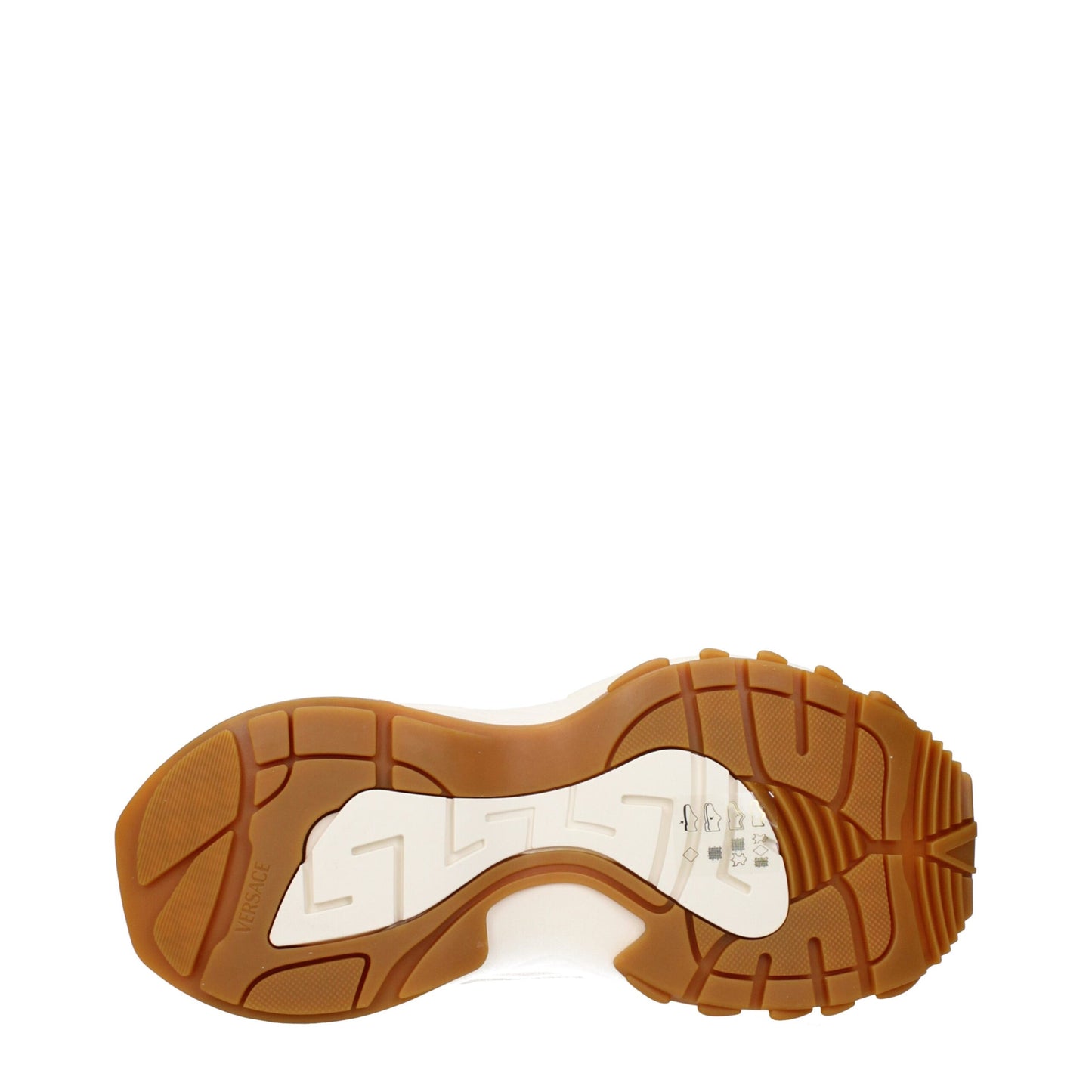 Versace Beige Stoff Chunky Sneakers