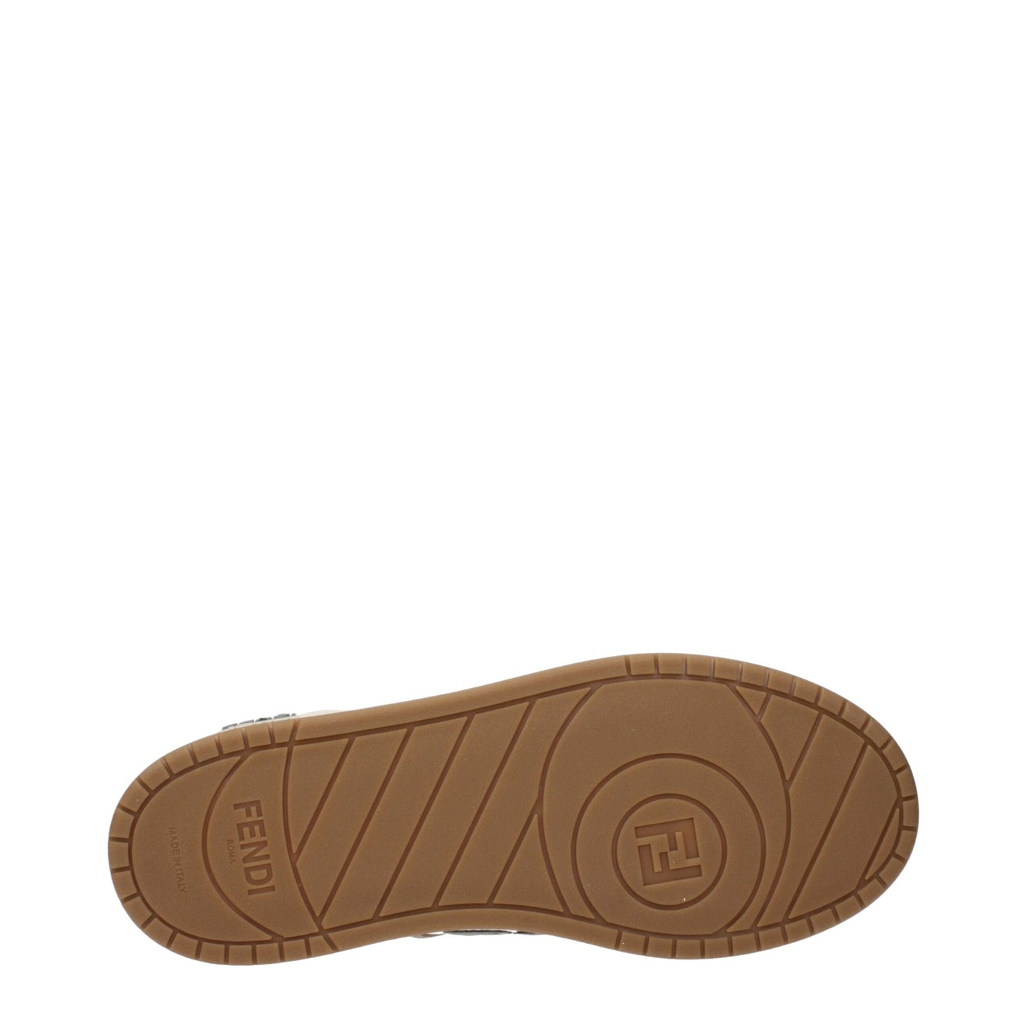Fendi Weiße Leder-Low Tops