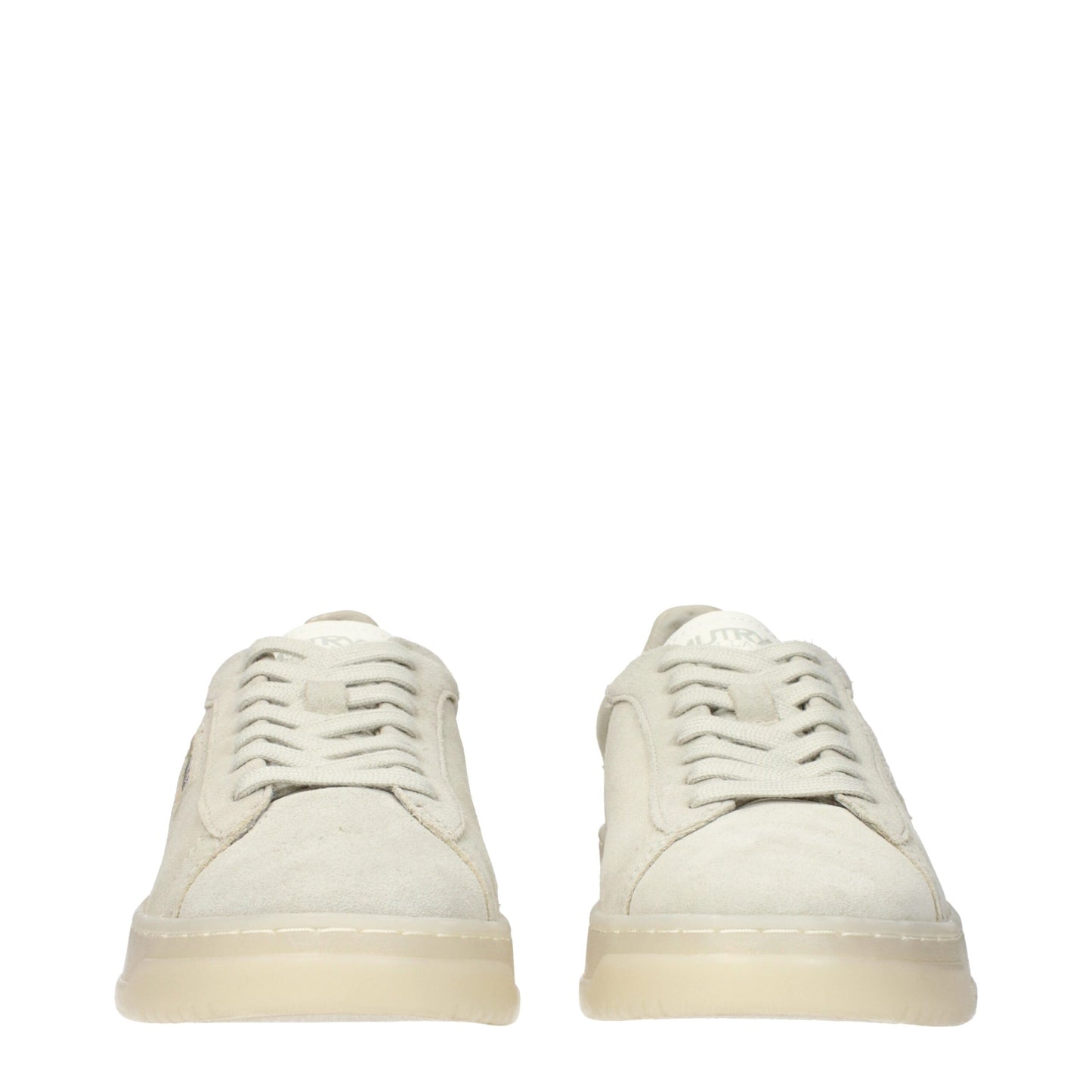 Autry Graue Leder-Low Tops