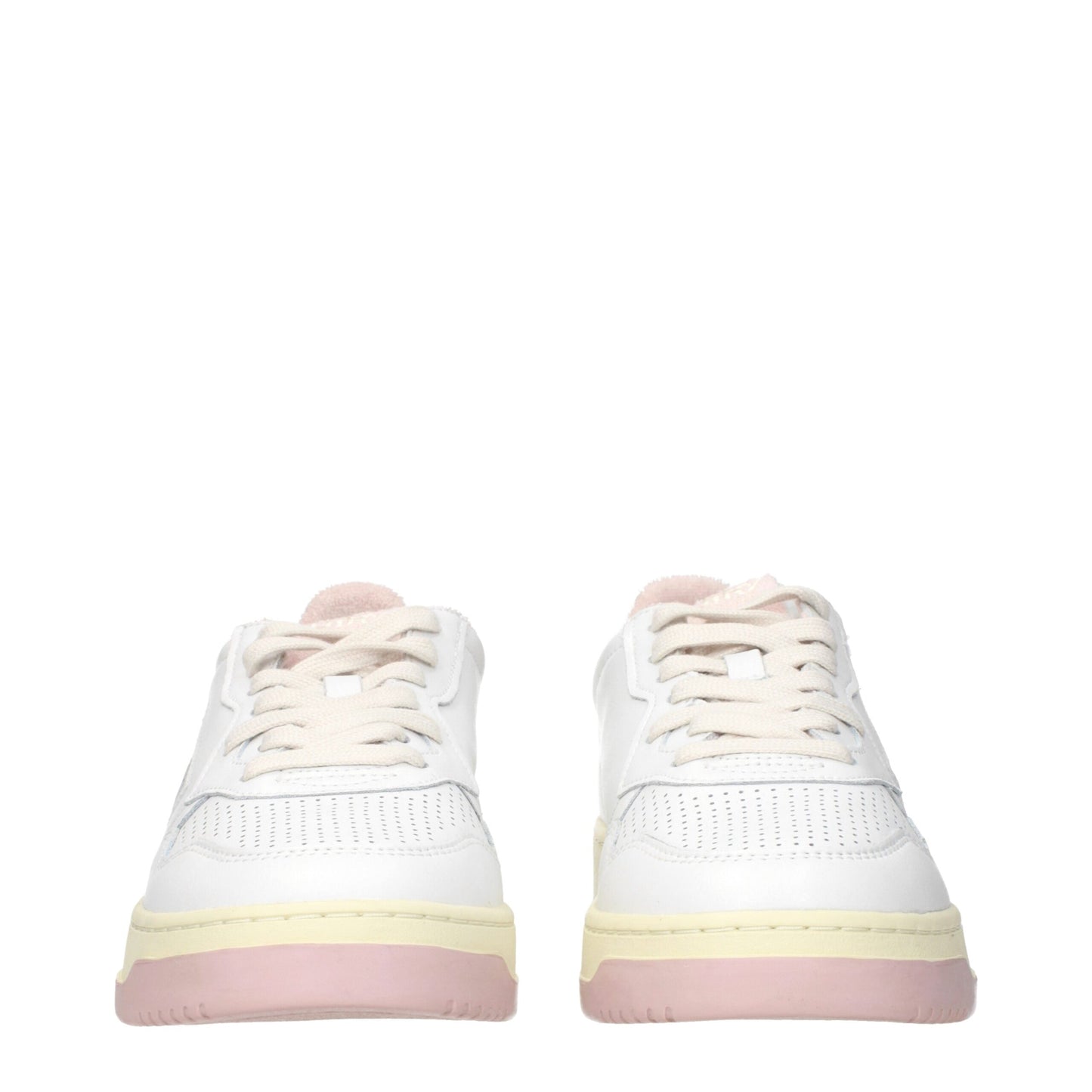Autry Weiße Leder-Low Tops