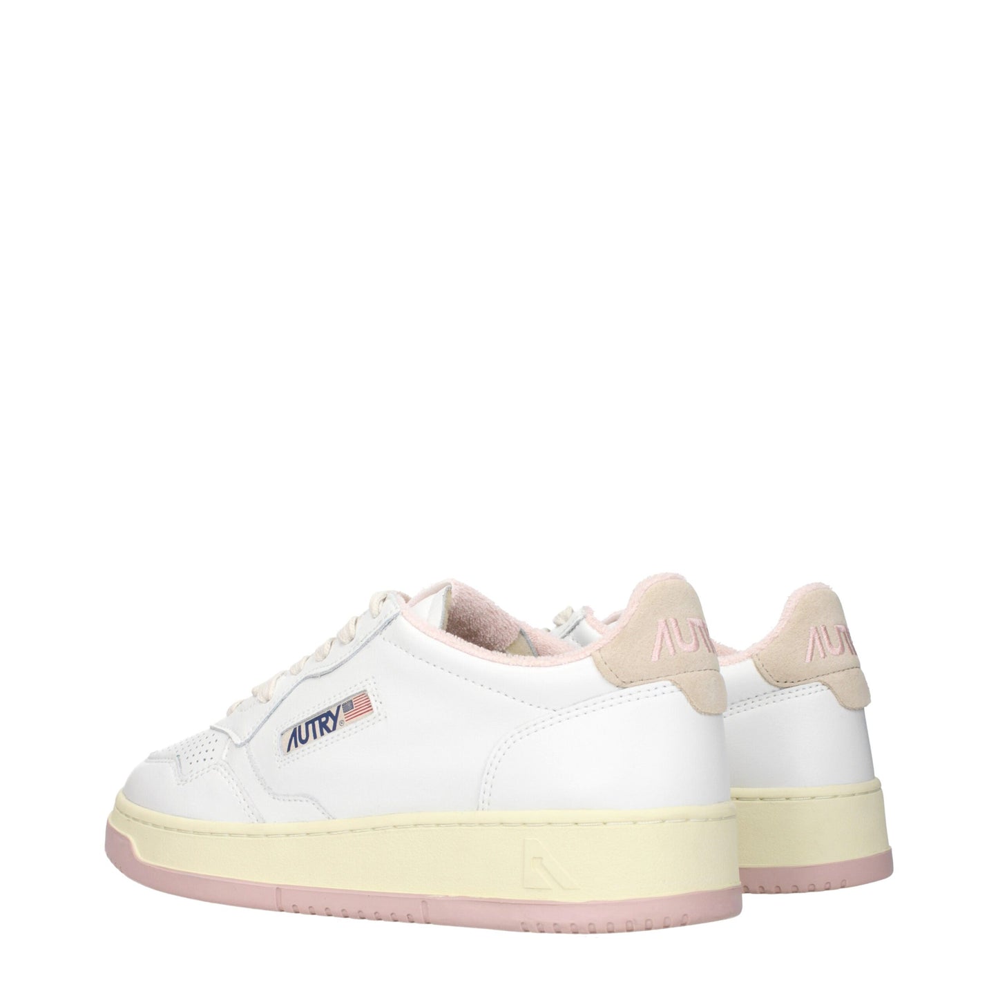 Autry Weiße Leder-Low Tops